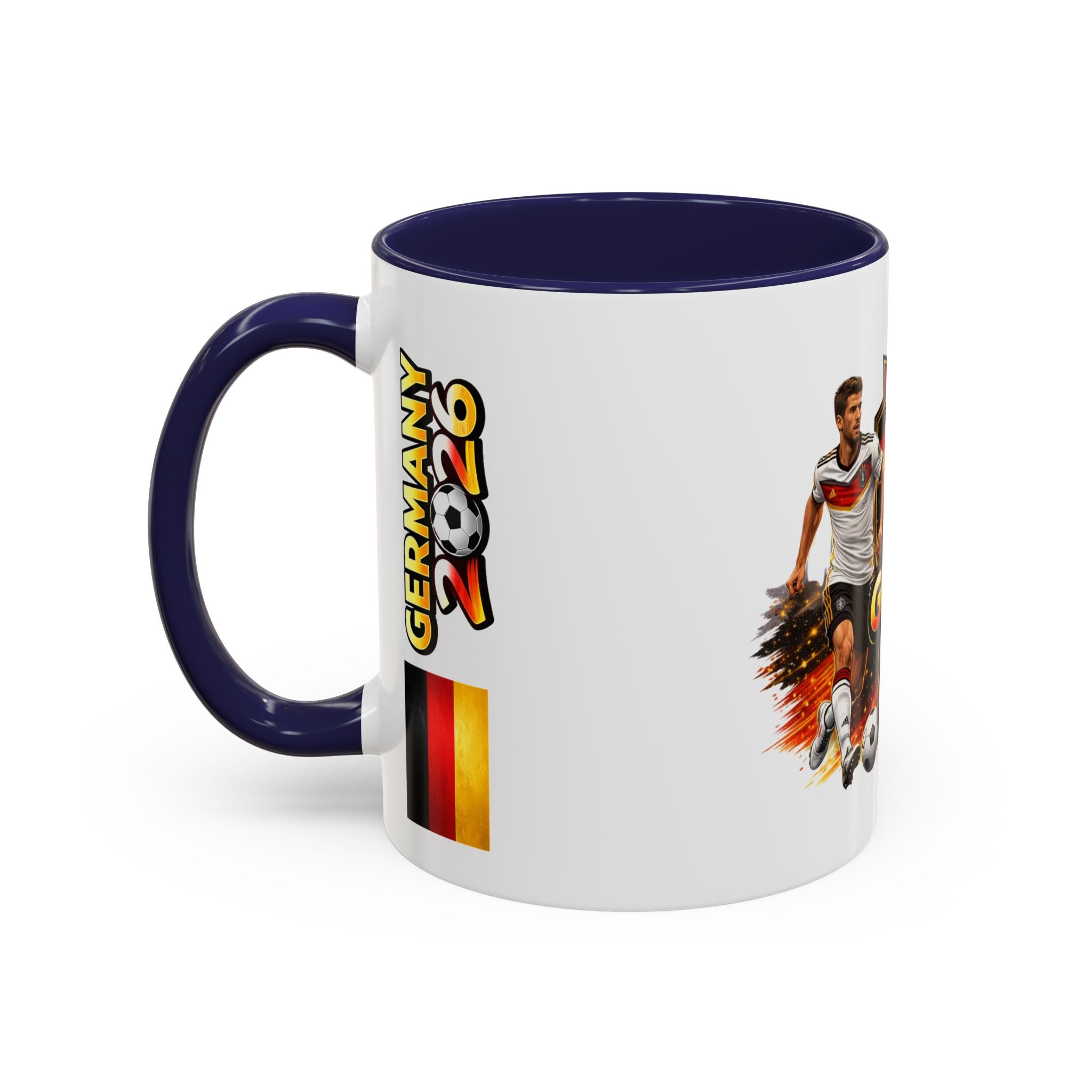 Germany 2026 Football Cup Coffee Mug – Soccer Fan Germany 2026 Accent Mug