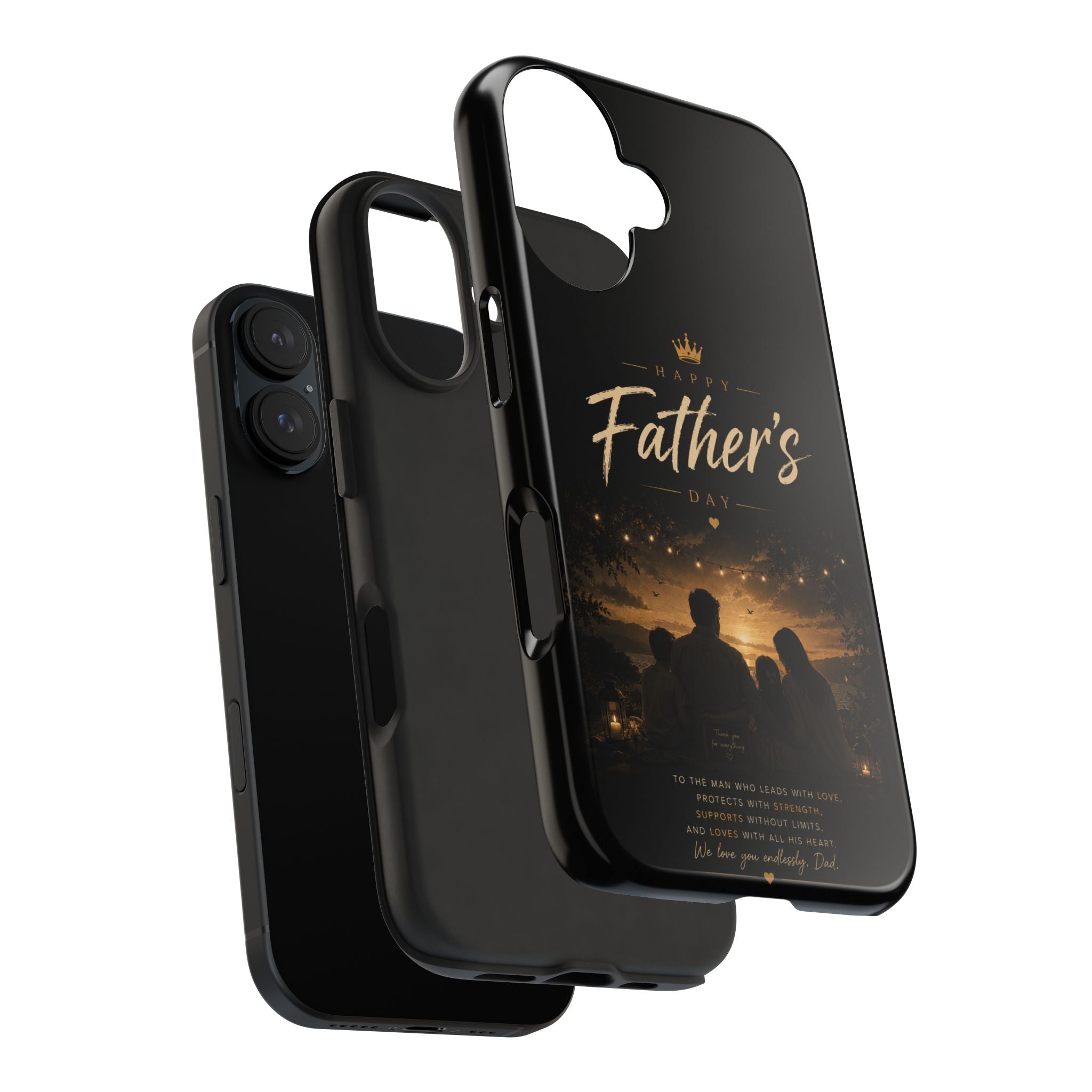 Father’s Day Tough Phone Case — Personalized Sentimental Nightscape Design