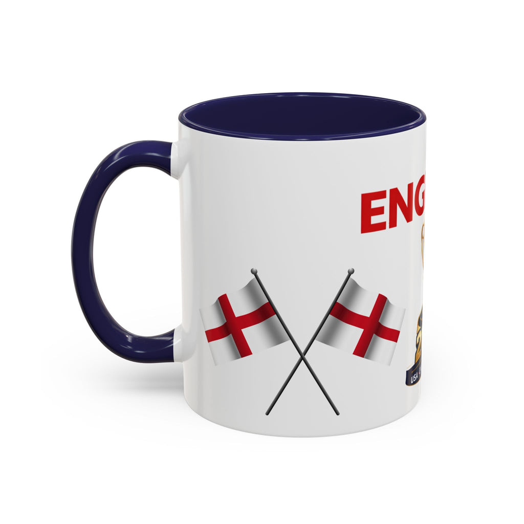 England 2026 Soccer Trophy Accent Coffee Mug — Cup Fan Gift (11/15oz)