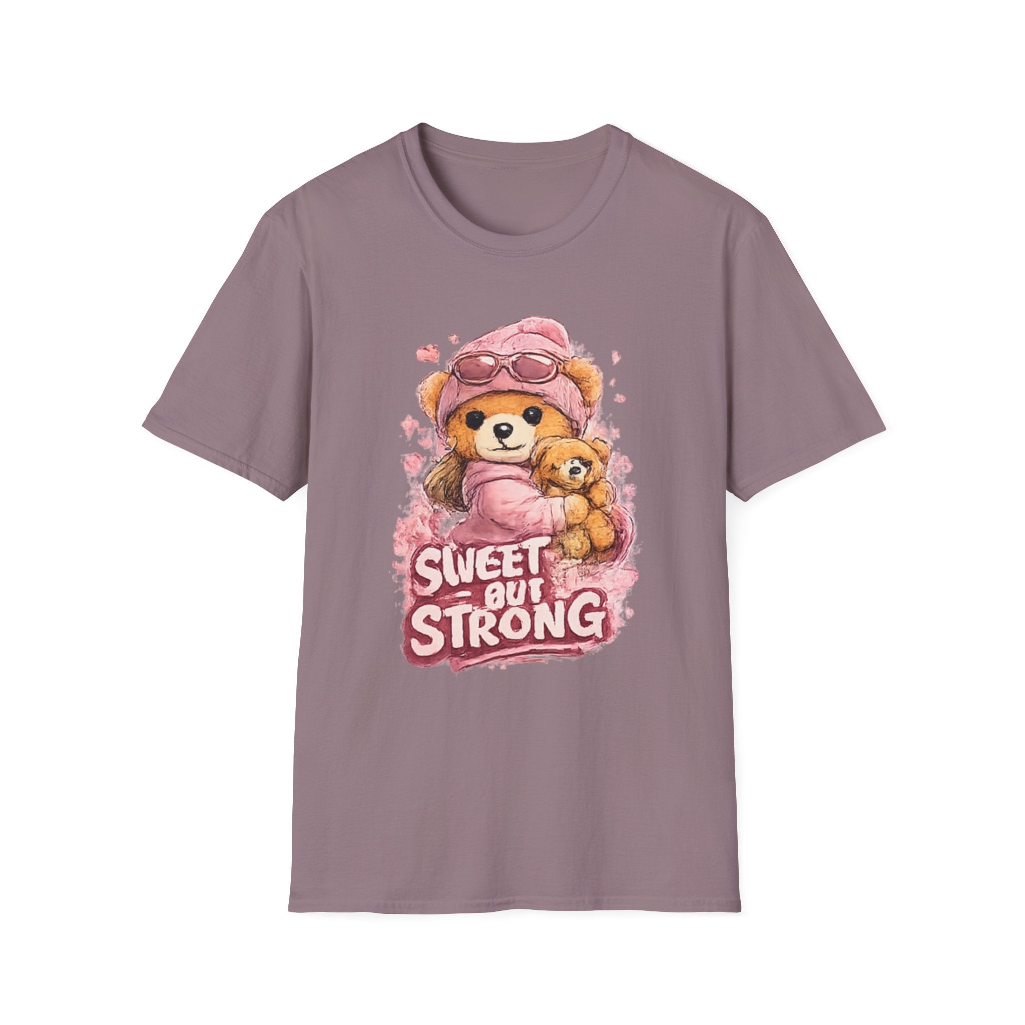 Sweet but Strong Bear T-Shirt — Cute Teddy Graphic Tee