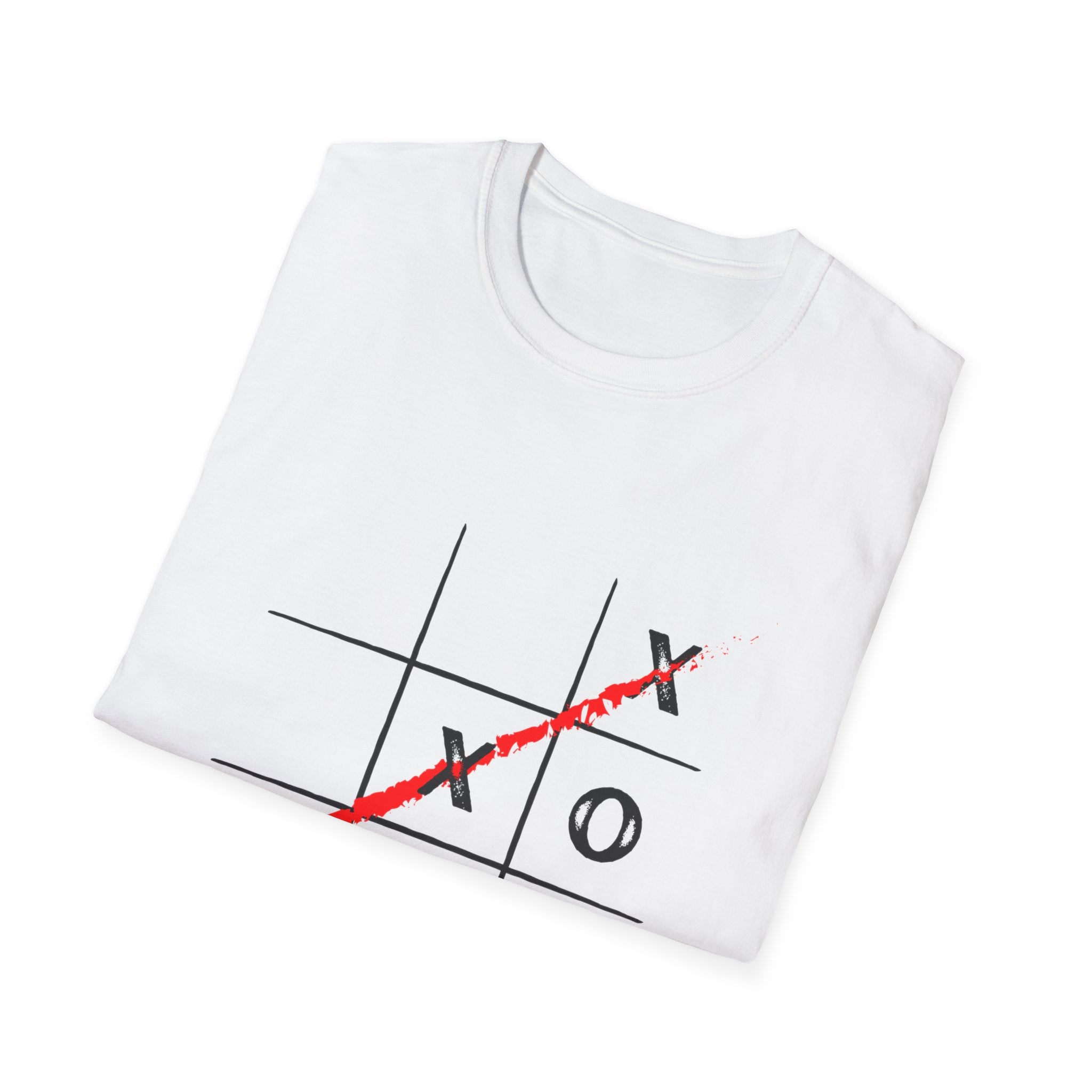T-Shirt — Tic-Tac-Toe Graphic Tee “Maybe Tomorrow”