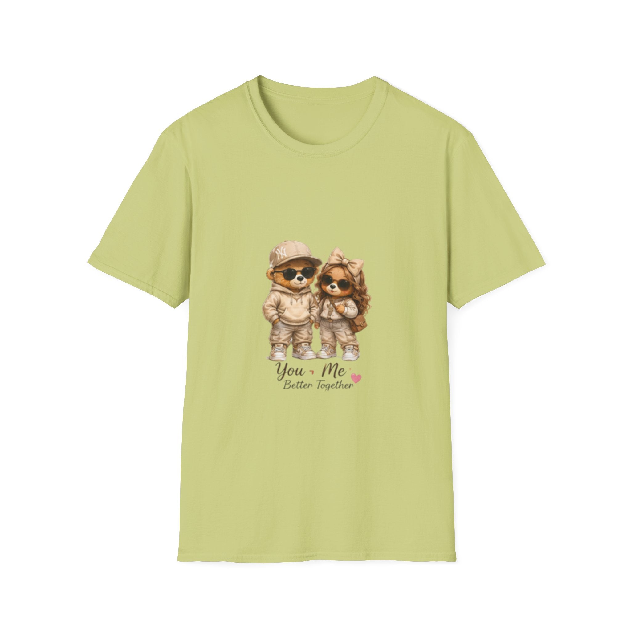 Pomeranian Couple unisex T-Shirt – 'You + Me Forever Together' Cute Dog Lover Tee