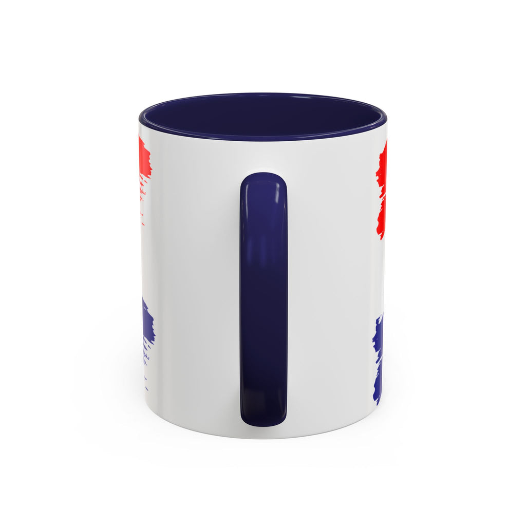 Croatia 2026 Accent Coffee Mug – Red White Blue Crest Soccer Fan Gift