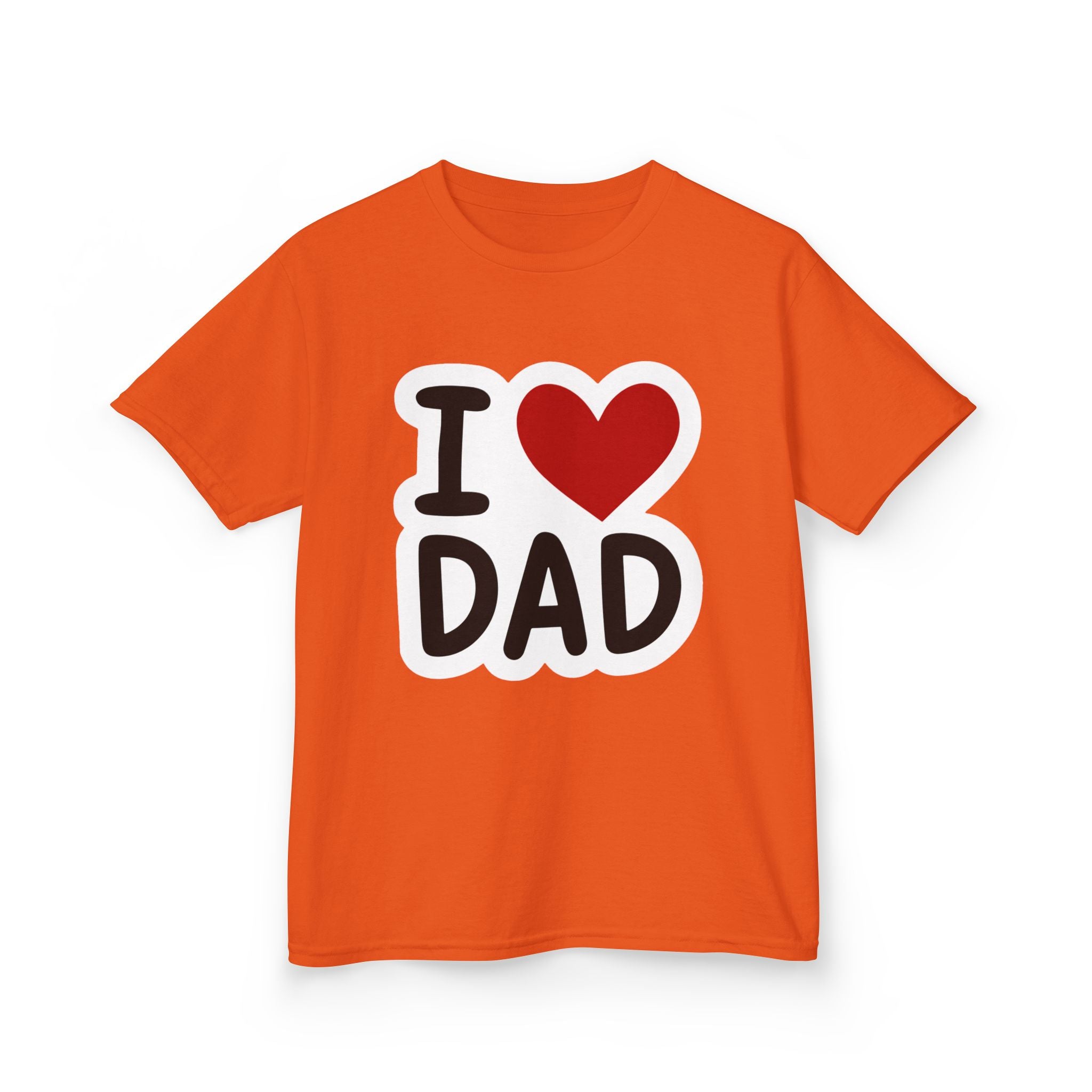 I Love Dad Kids T‑Shirt — Cute Father’s Day Tee for Kids