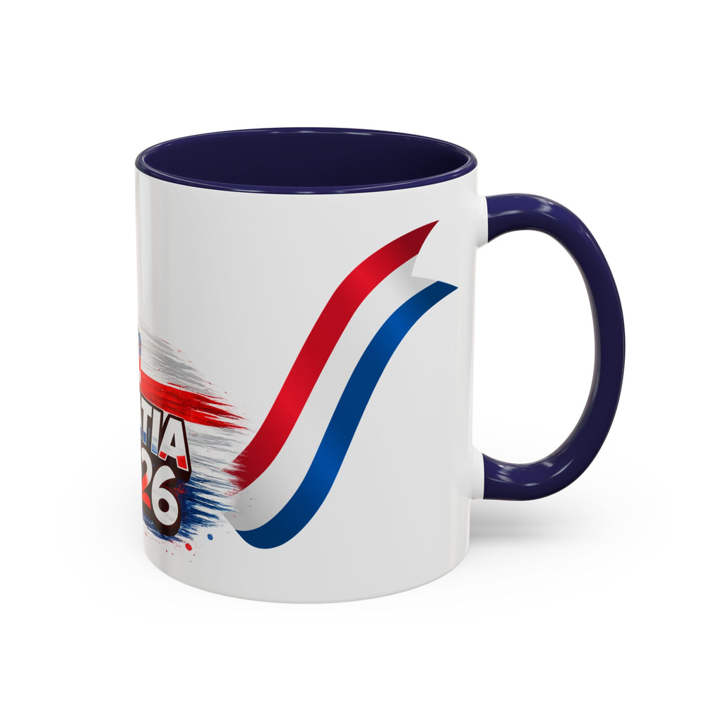 Croatia 2026 Soccer Mug – Croatia Flag Football Fan Coffee Cup (11/15oz)