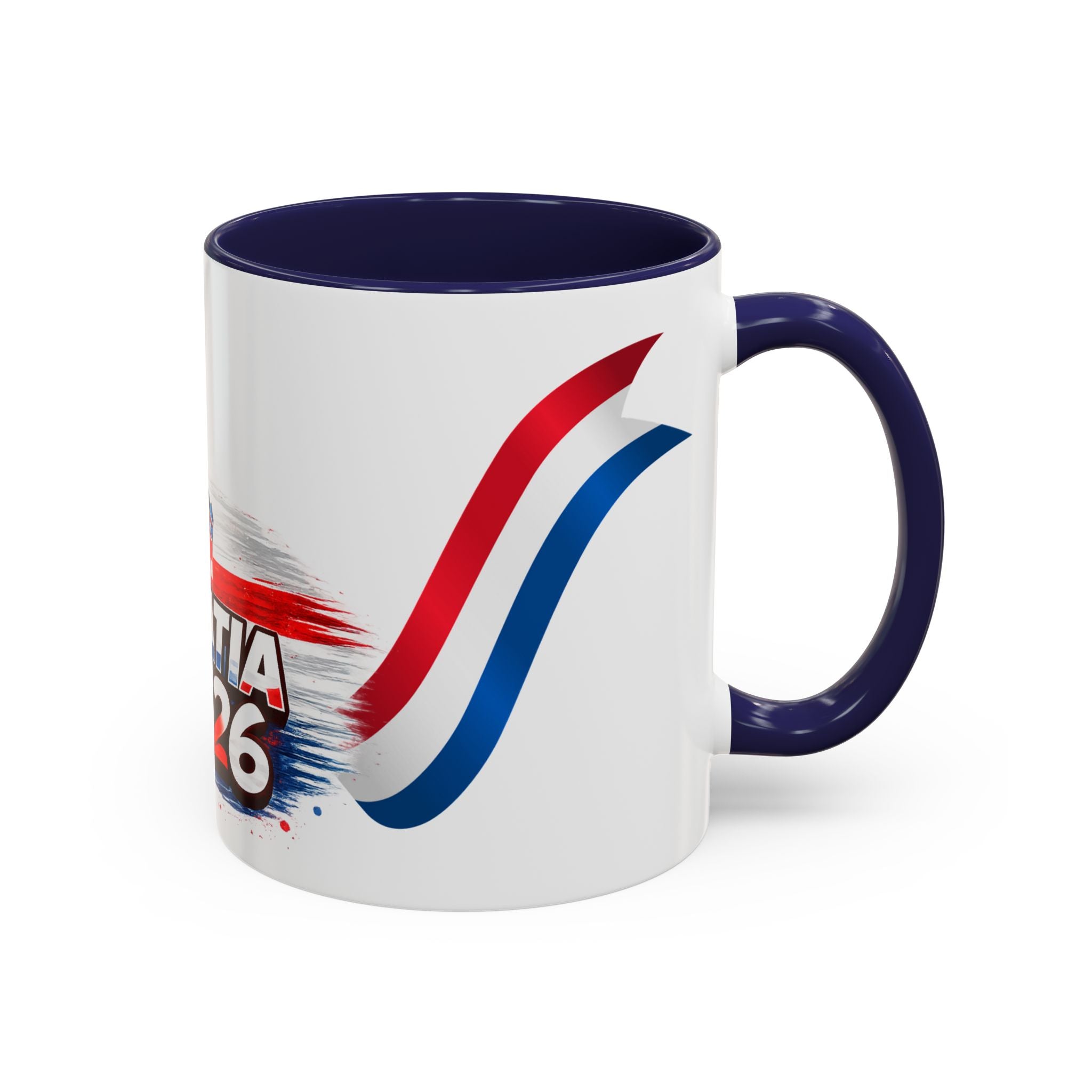Croatia 2026 Soccer Mug – Croatia Flag Football Fan Coffee Cup (11/15oz)