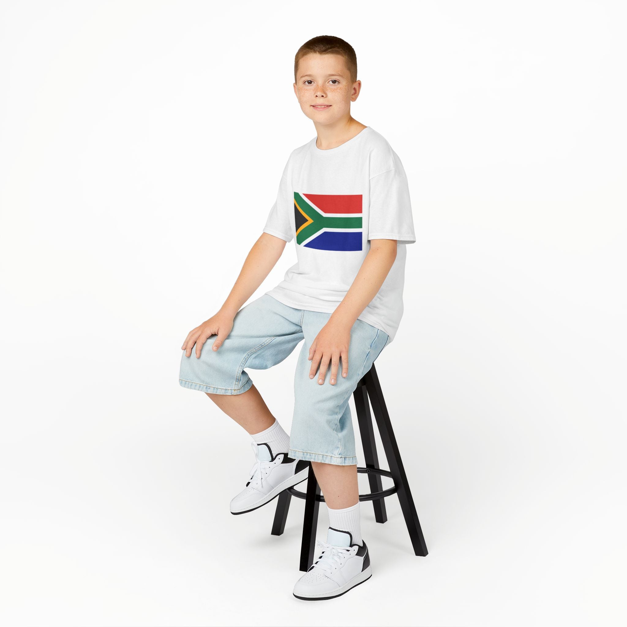 South Africa Flag Kids T-Shirt — South Africa Flag & Cup Trophy Tee