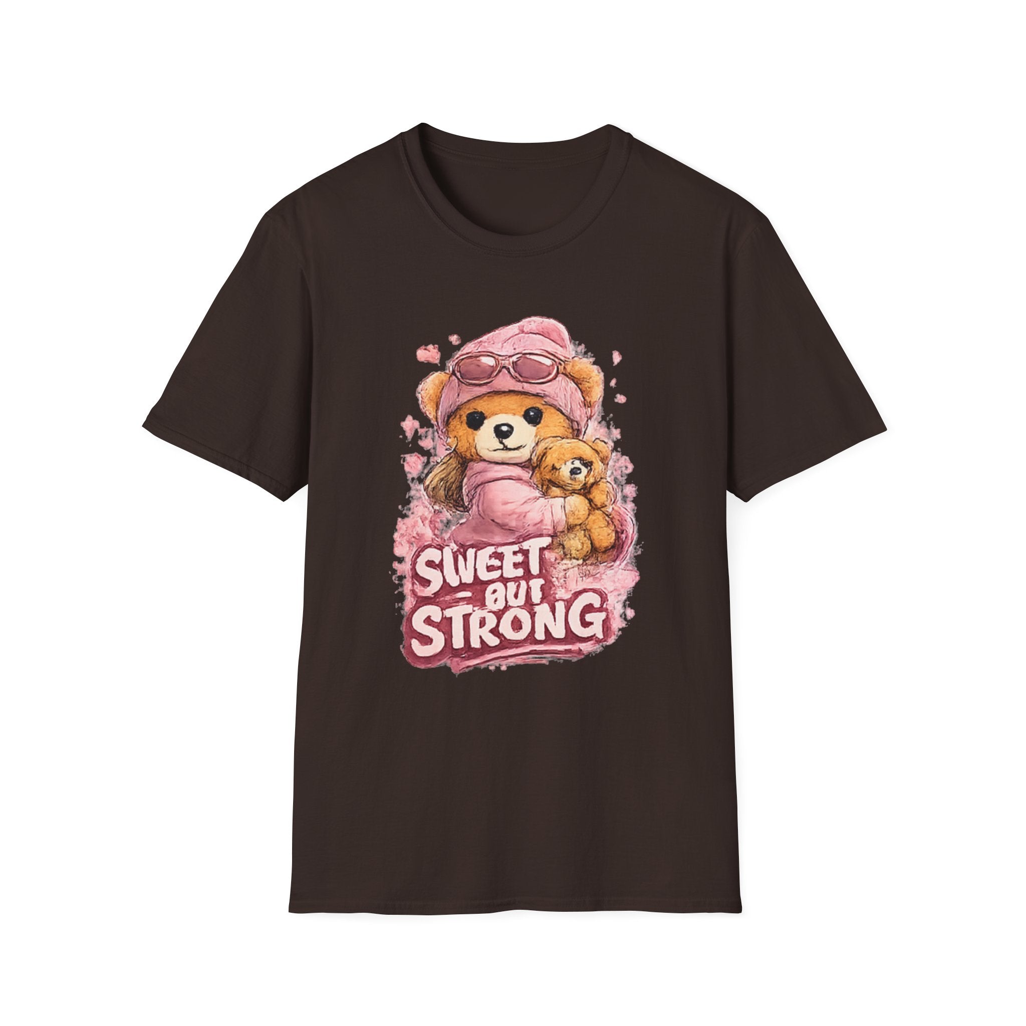 Sweet but Strong Bear T-Shirt — Cute Teddy Graphic Tee