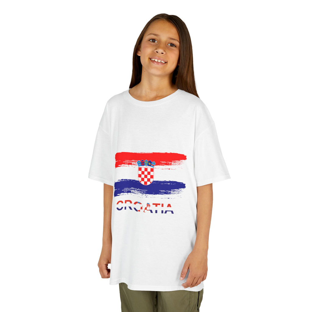 Croatia Kids Croatia Flag T-Shirt — Croatia 2026 Soccer Fan Tee