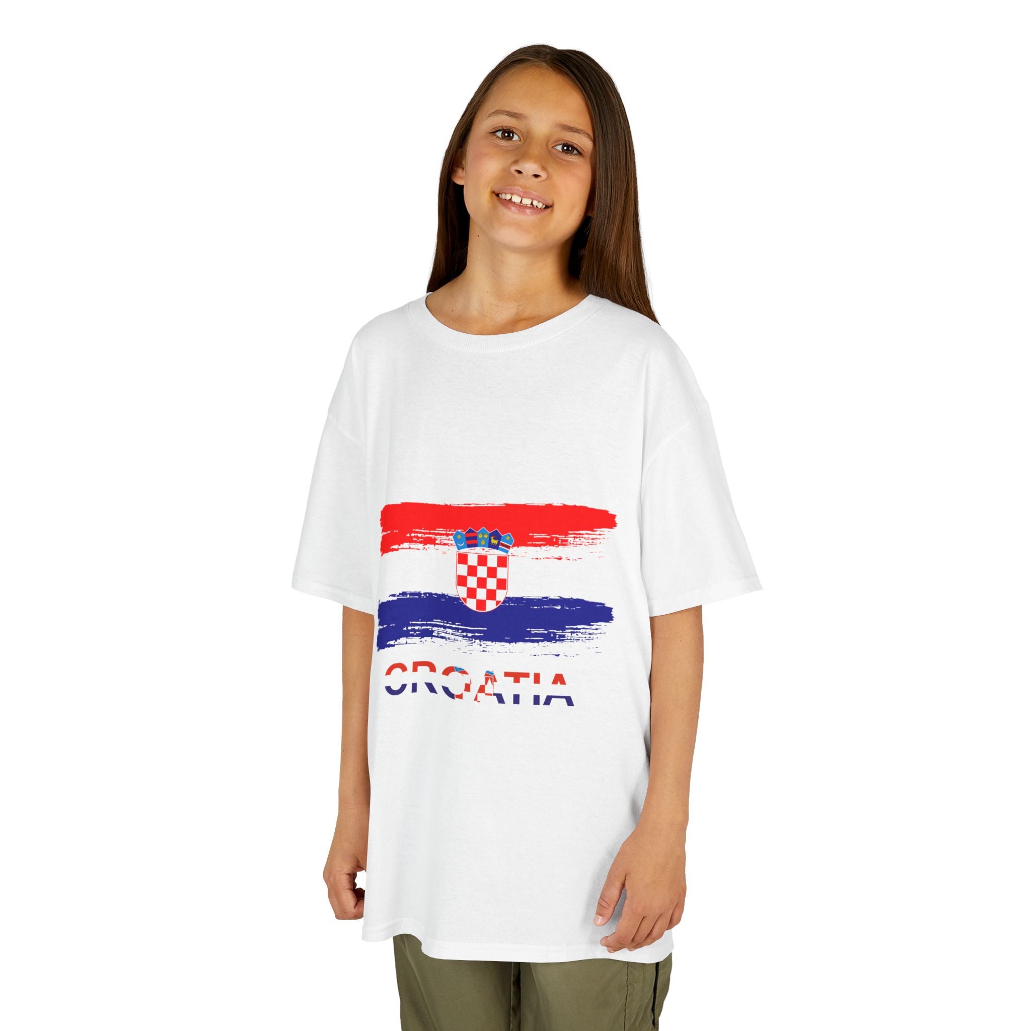 Croatia Kids Croatia Flag T-Shirt — Croatia 2026 Soccer Fan Tee
