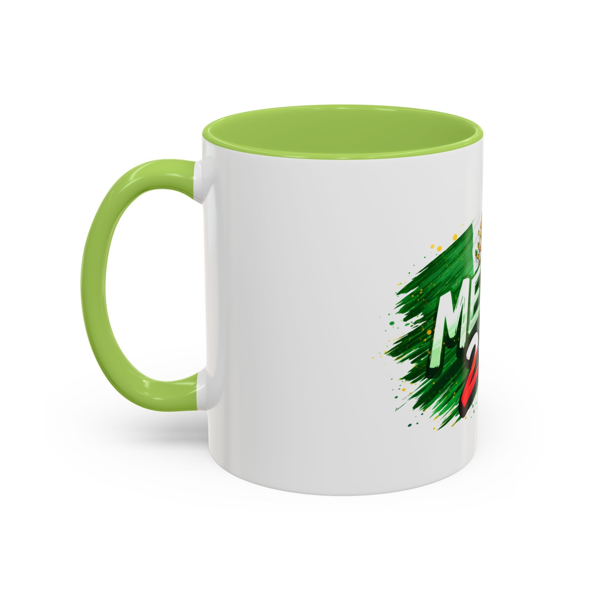 Mexico 2026 Soccer Mug — Mexican Flag Football Cup Coffee Cup (11/15oz)