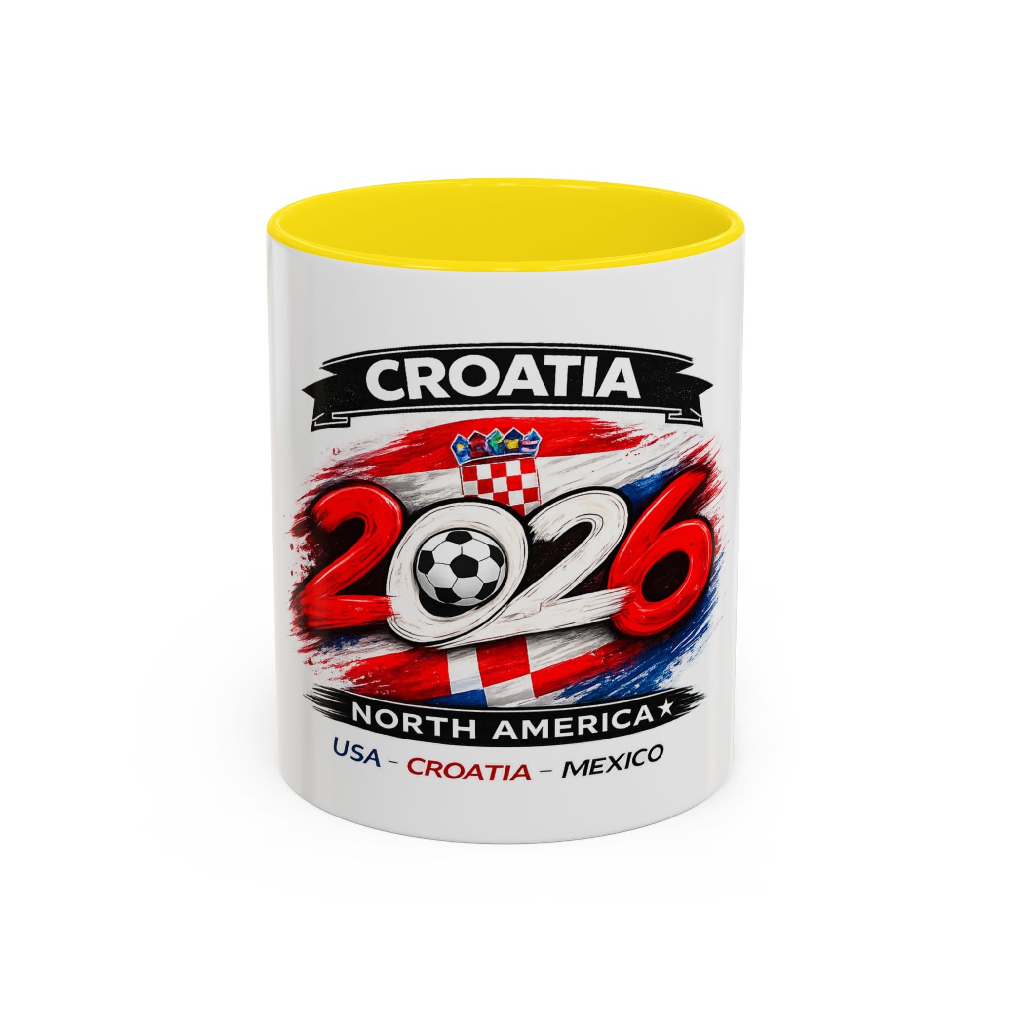 Croatia 2026 Soccer Mug — North America Cup Supporter Coffee Cup