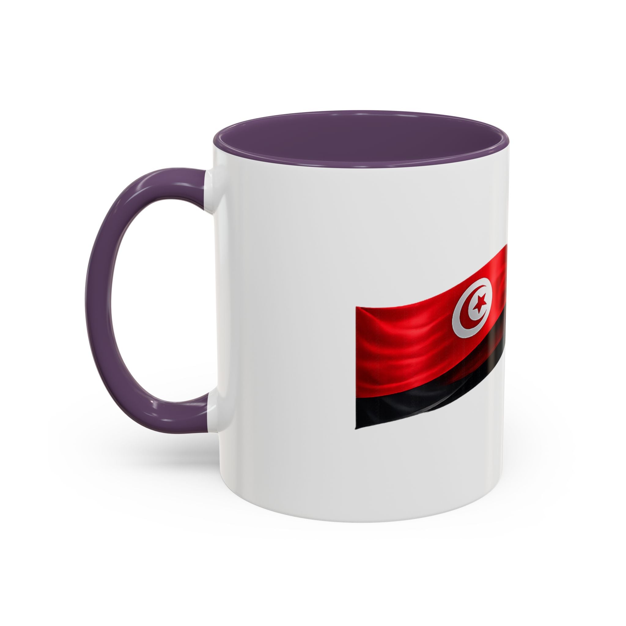 Tunisia 2026 Soccer Accent Mug — Flag & Football Fan Coffee Cup (11/15 oz)