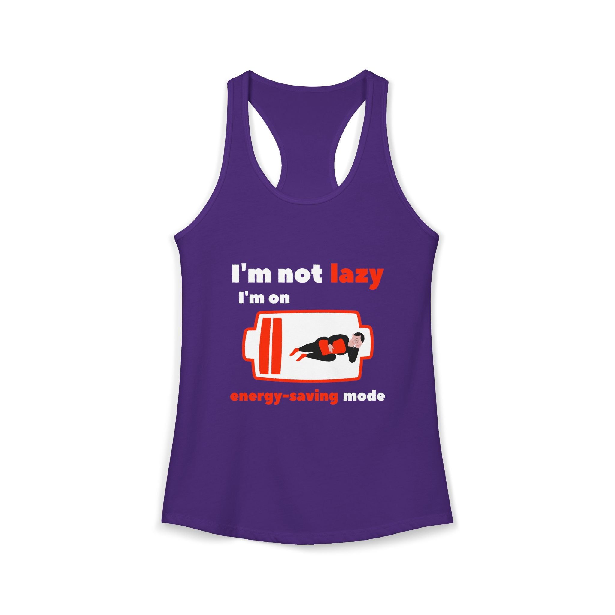 I am not lazy Women's Ideal Racerback Tank