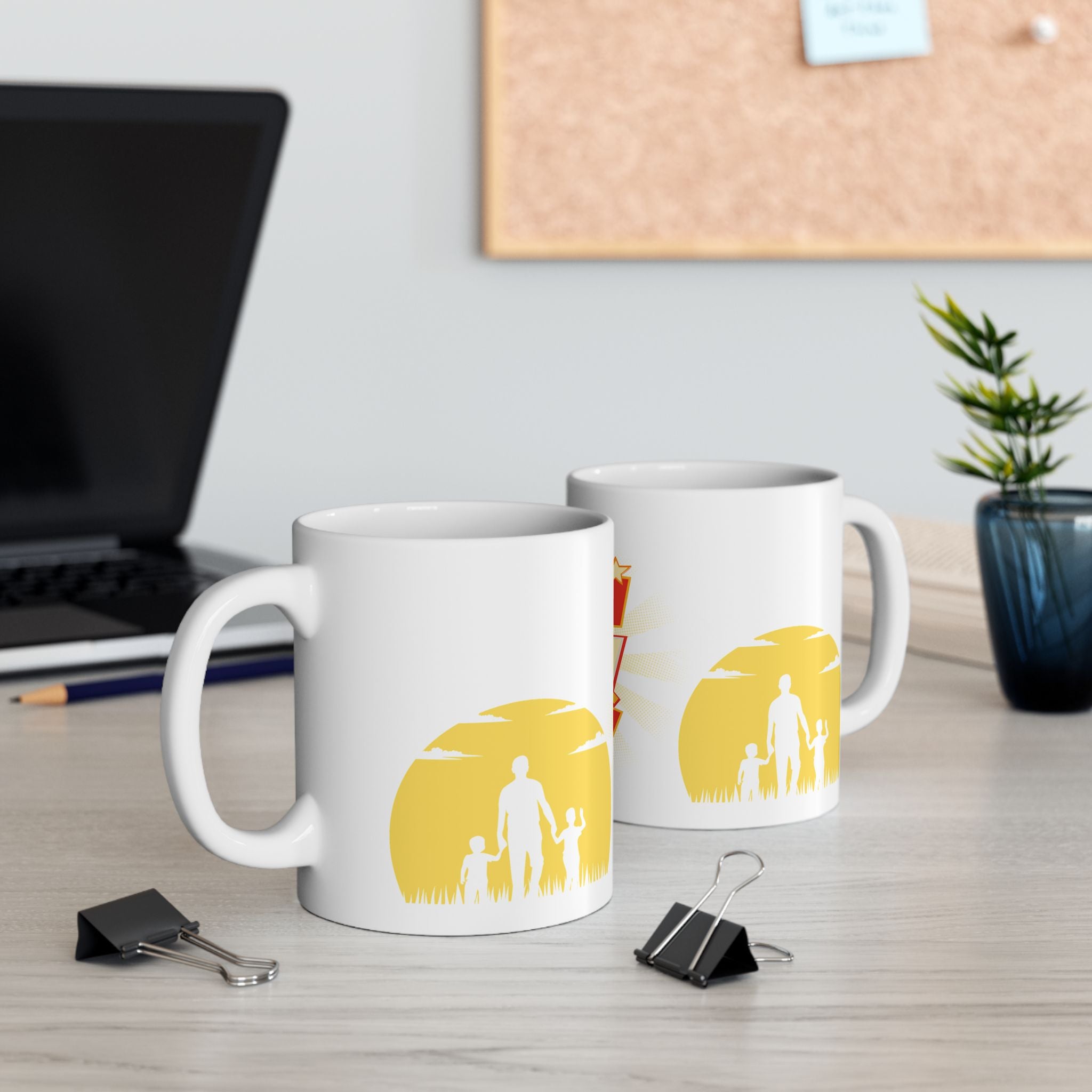 Best Dad Ever Ceramic Mug — Father's Day Coffee Cup (11oz)