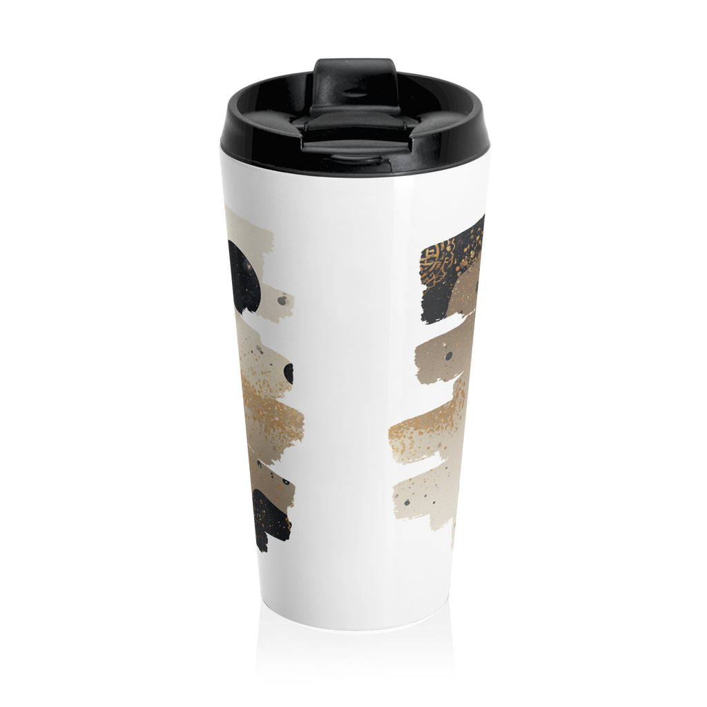 Inspirational Coffee Travel Mug — 'Be Patient With Yourself' Stainless Steel Tumbler