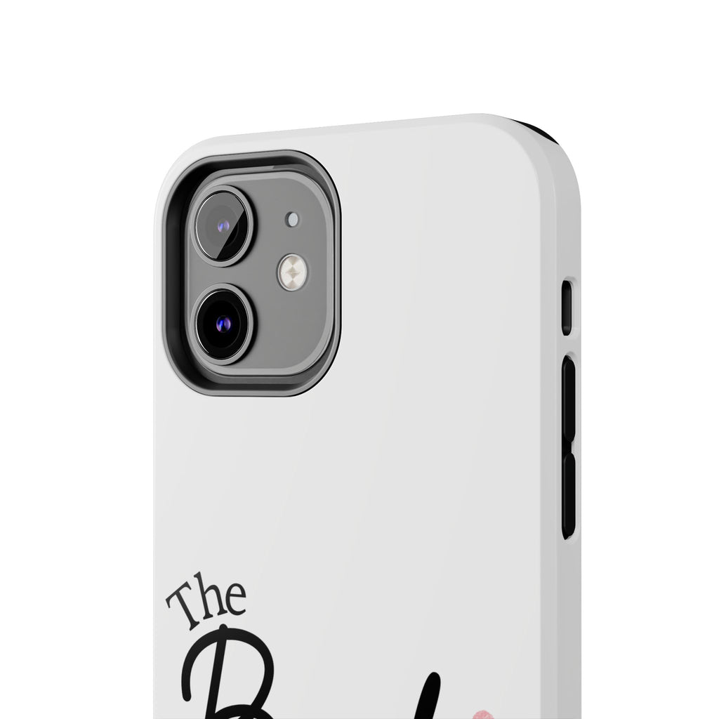 Bride Tough Phone Case — "The Bride" Script with Pink Heart | Bachelorette & Wedding Accessory