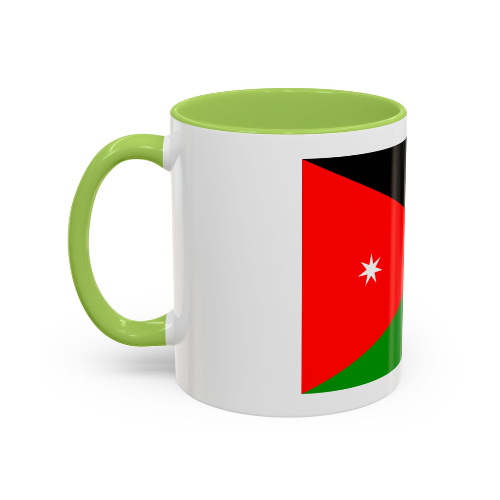 Jordan Flag Accent Coffee Mug – Patriotic Jordanian Tea & Coffee Cup (11/15oz)