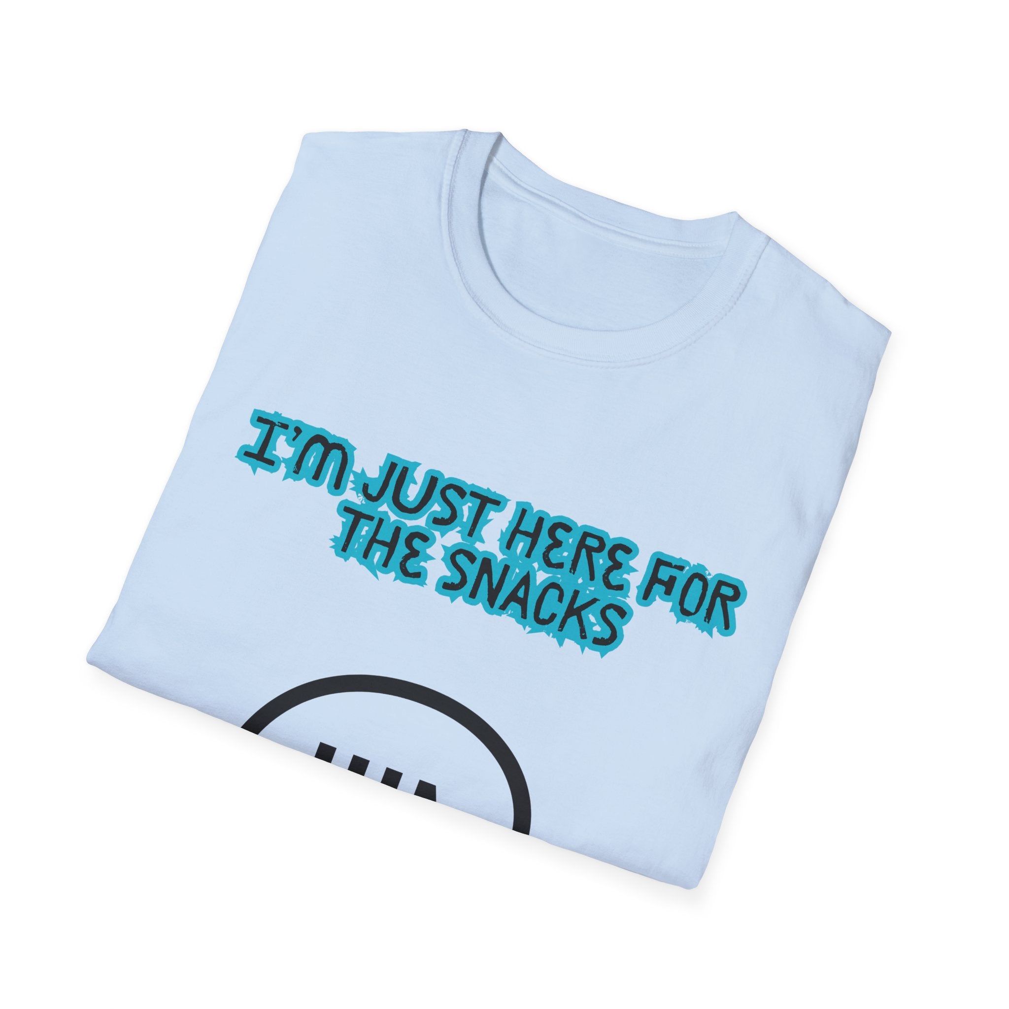 I’m Just Here for the Snacks Unisex Softstyle T-Shirt