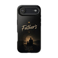 Father's Day Tough Phone Case — 'Happy Father's Day' Silhouette Tribute