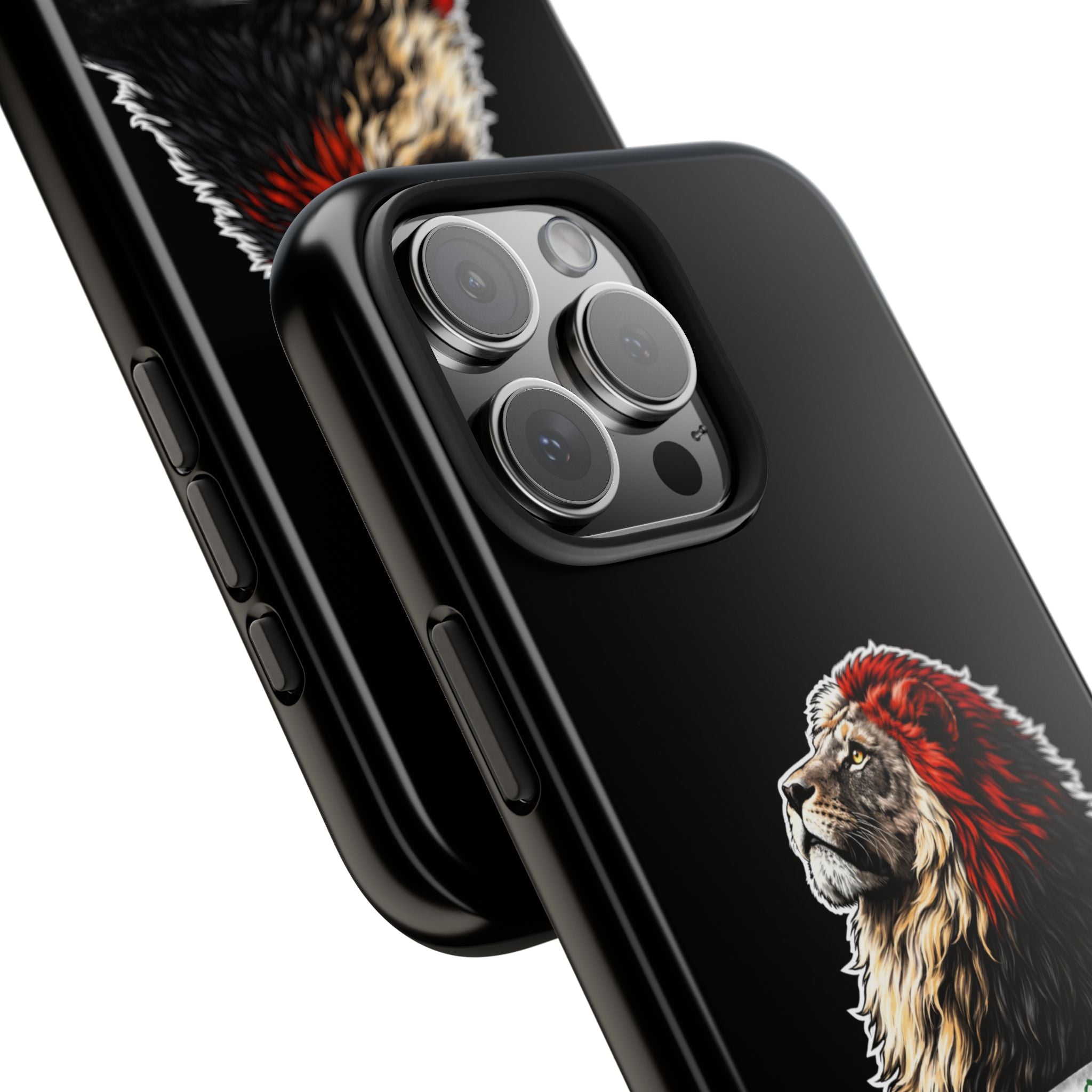Iraq Lion Tough Phone Case — Protective iPhone Case with Iraqi Flag Design