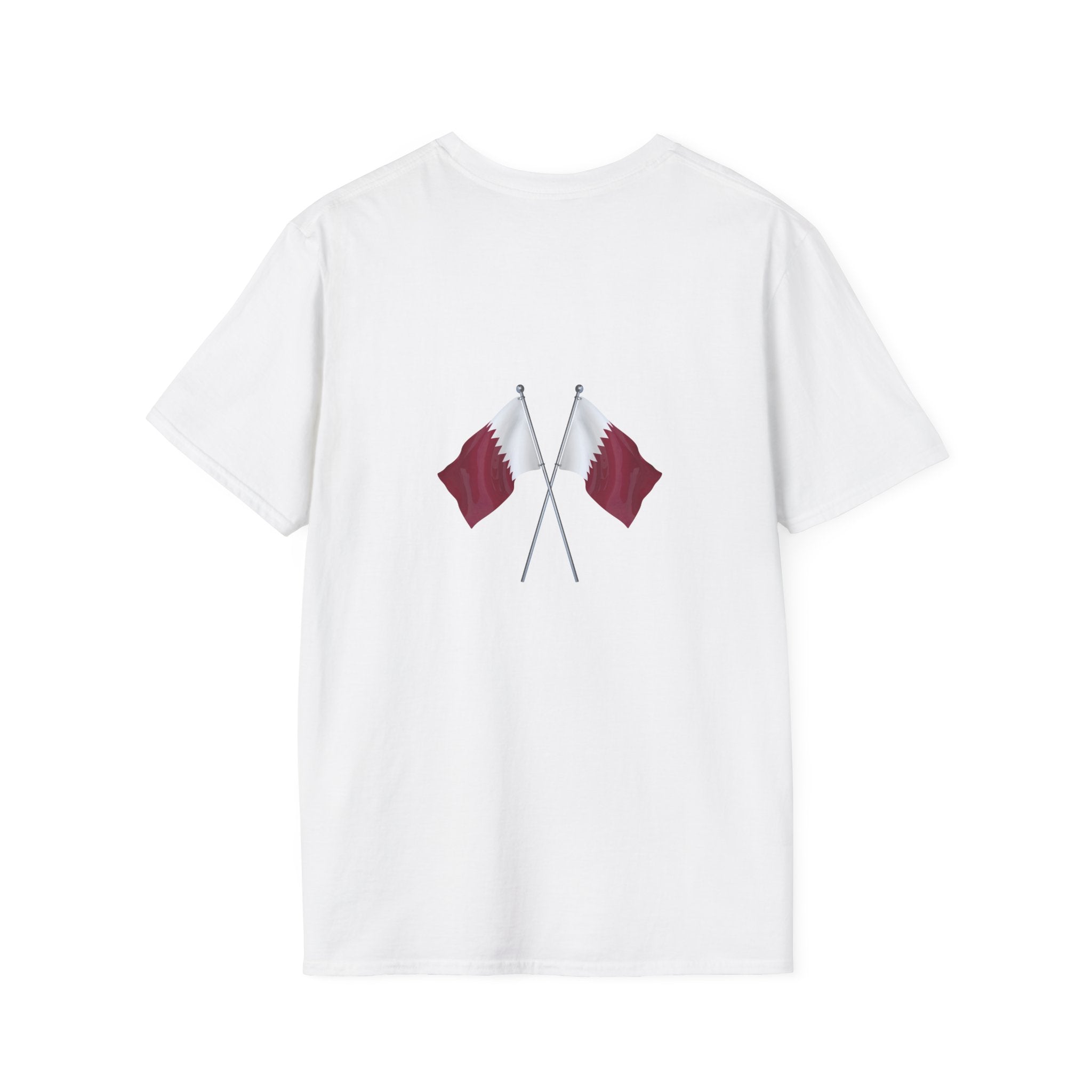 Qatar 2026 Soccer Fan T-Shirt — Maroon Flag Football Cup Support Tee