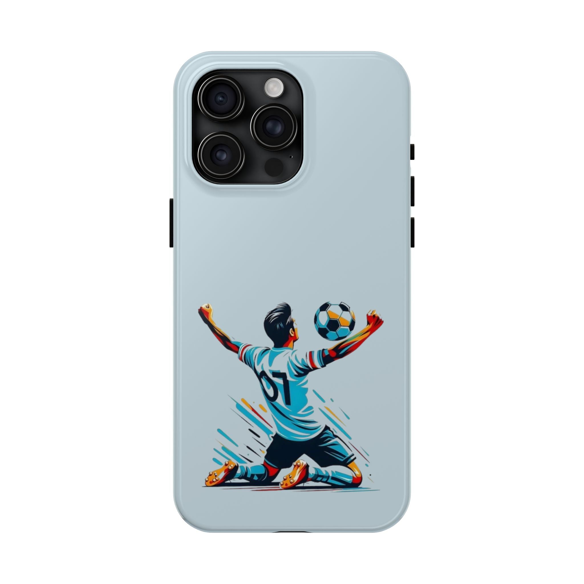 Soccer Celebration Tough Phone Case — Lightweight Protective iPhone Cover