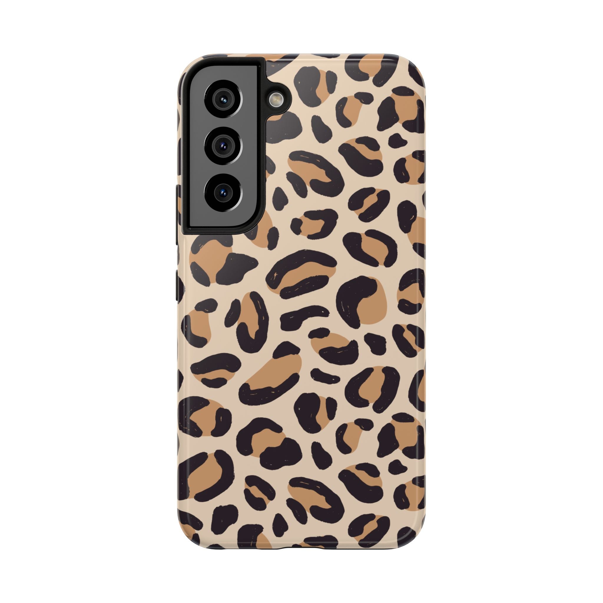 Leopard Print Tough Phone Case – Durable Glam Protective Cover