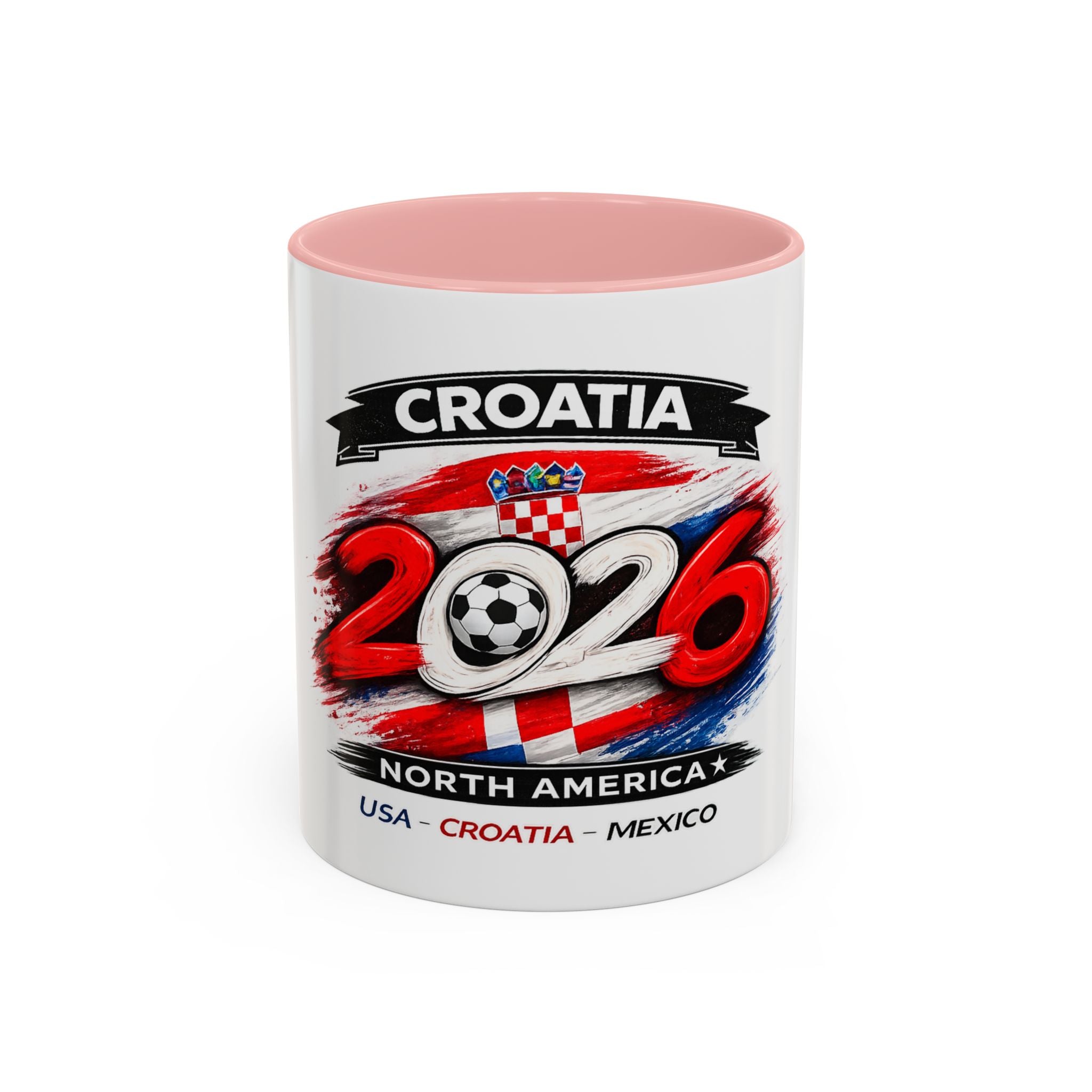 Croatia 2026 Soccer Mug — North America Cup Supporter Coffee Cup