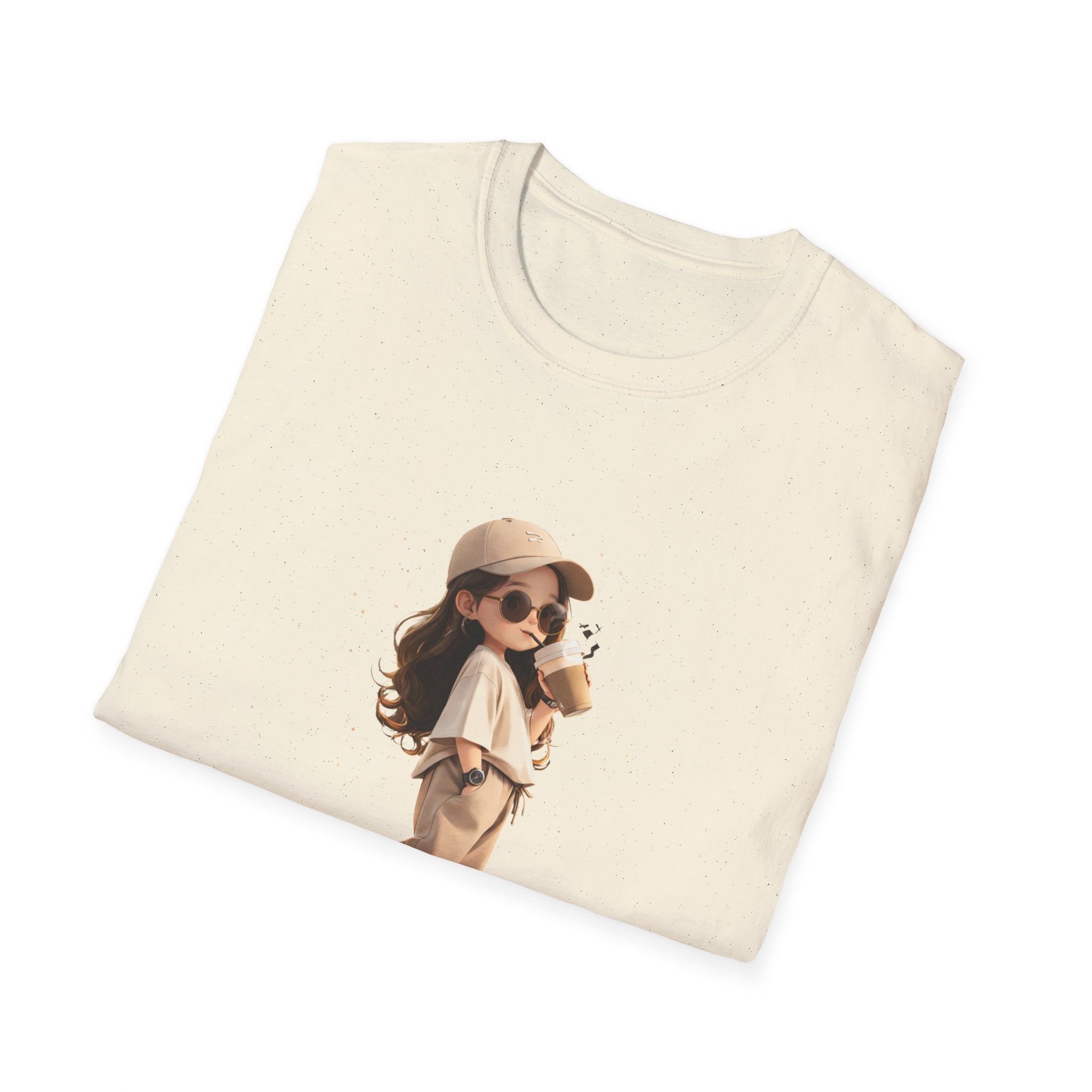 Running on Coffee Unisex Softstyle T-Shirt