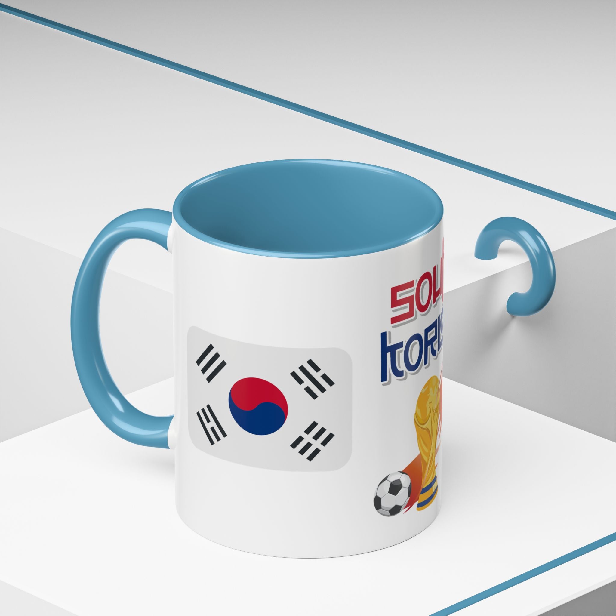 South Korea Accent Coffee Mug (11, 15oz)