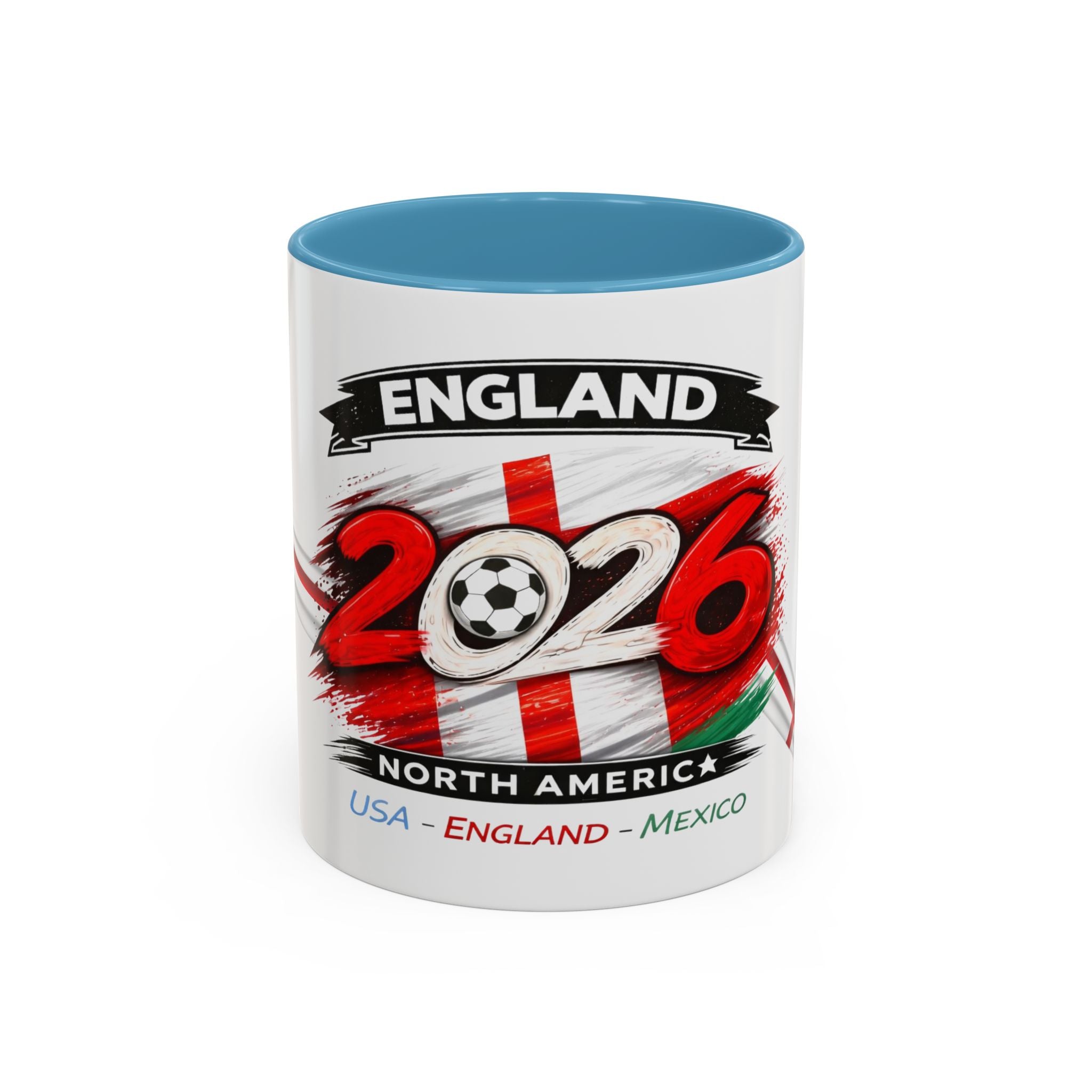 England 2026 Soccer  Cup Mug – North America (USA • England • Mexico)