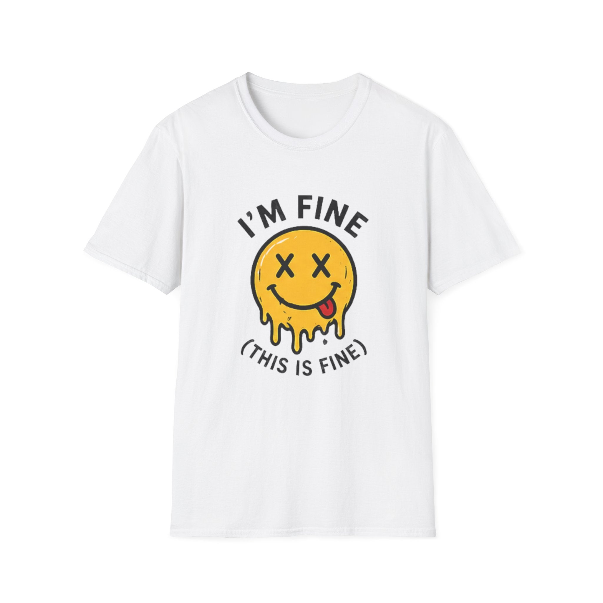 I’m Fine (This Is Fine) Melting Smiley T-Shirt