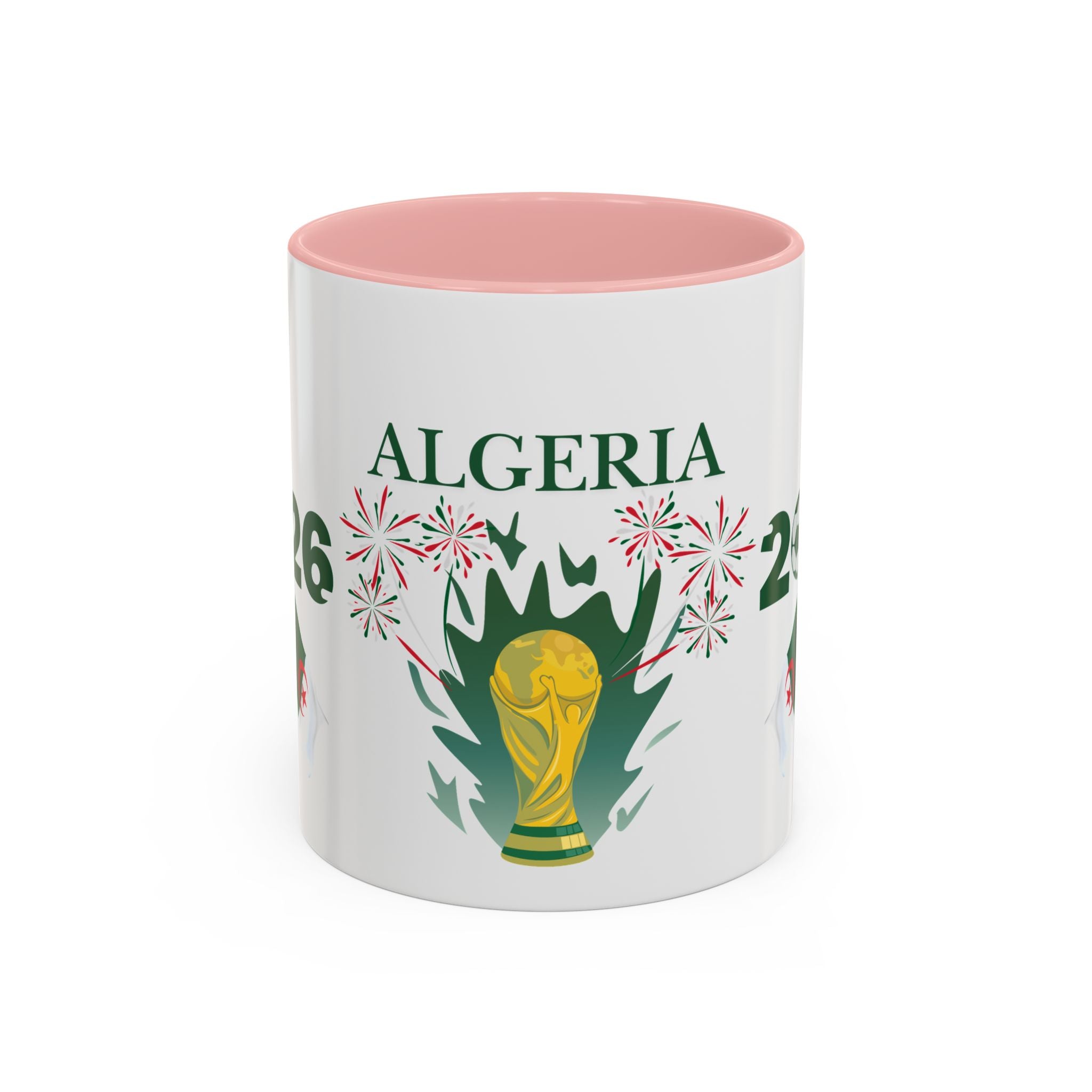 Algeria 2026 Cup Coffee Mug - Soccer Fan Accent Mug