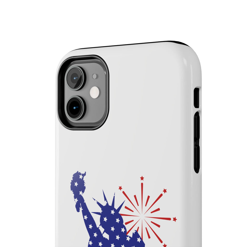 4th of July Tough Phone Case — Statue of Liberty USA Flag Design