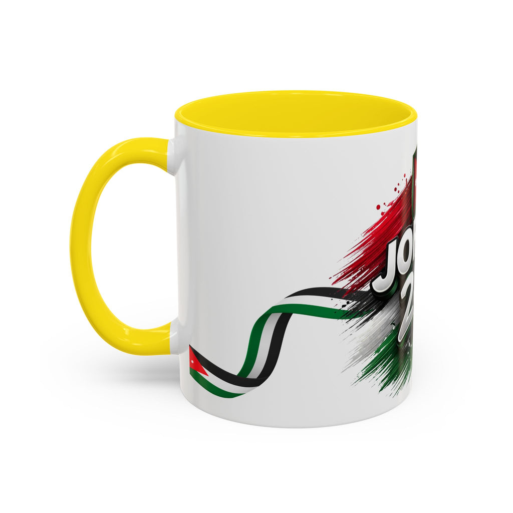 Jordan 2026 Soccer Accent Coffee Mug – Jordan Flag Football Fan Gift (11/15oz)