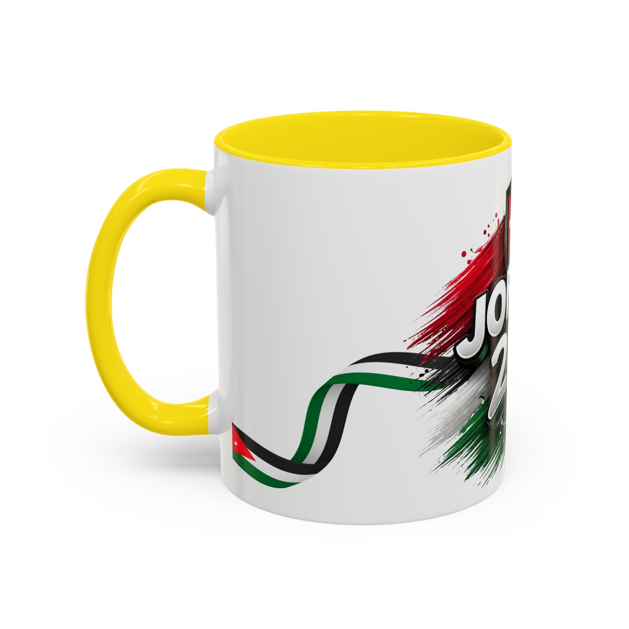 Jordan 2026 Soccer Accent Coffee Mug – Jordan Flag Football Fan Gift (11/15oz)