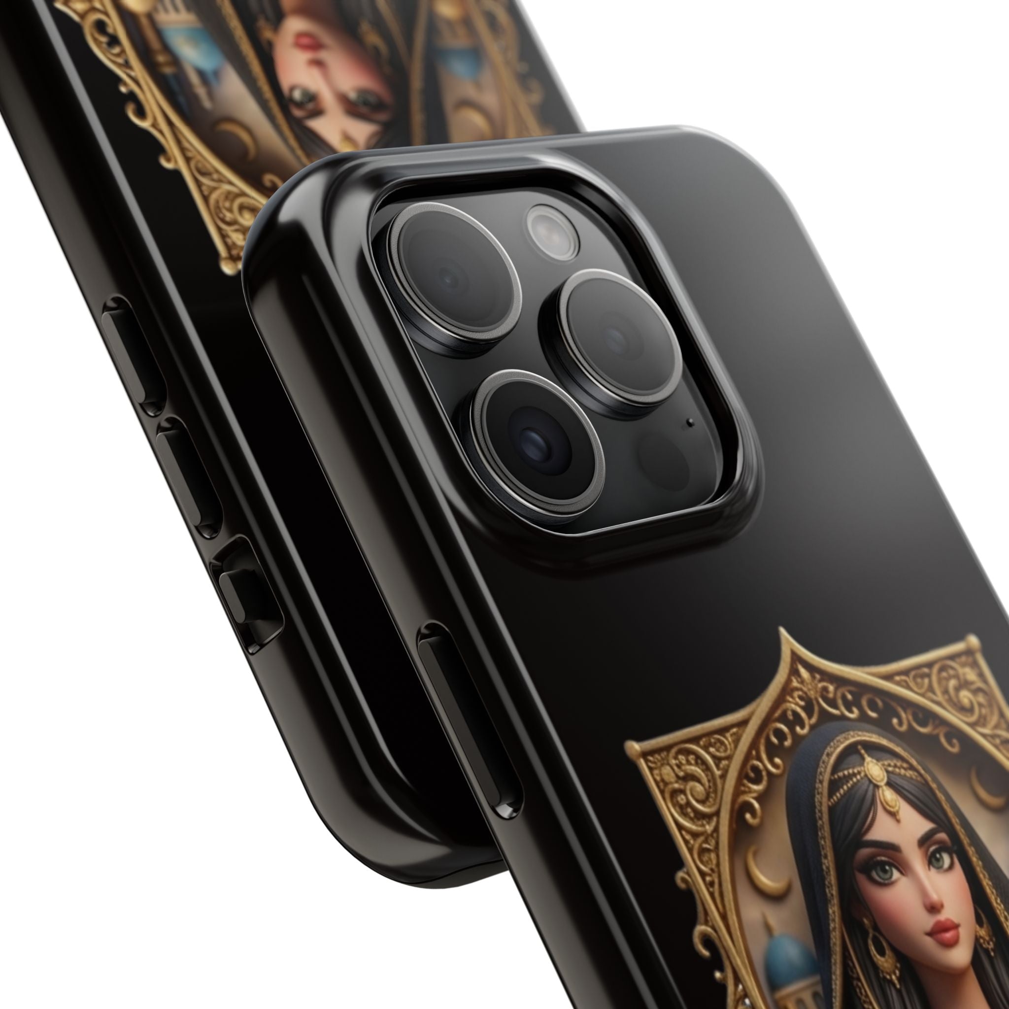 Made in Baghdad Phone Case — Elegant Middle Eastern Portrait Tough Protective Case