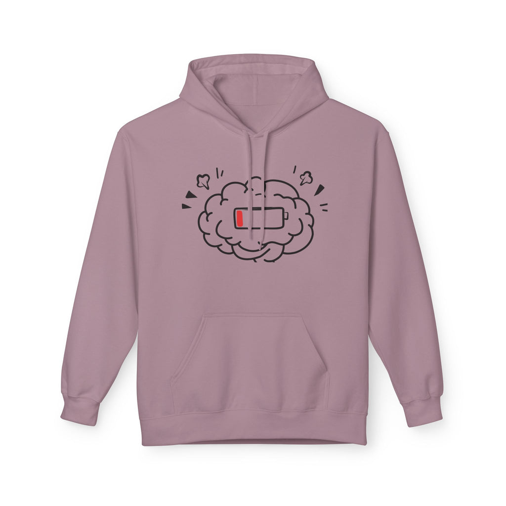 Low Battery Human Unisex Midweight Softstyle Fleece Hoodie