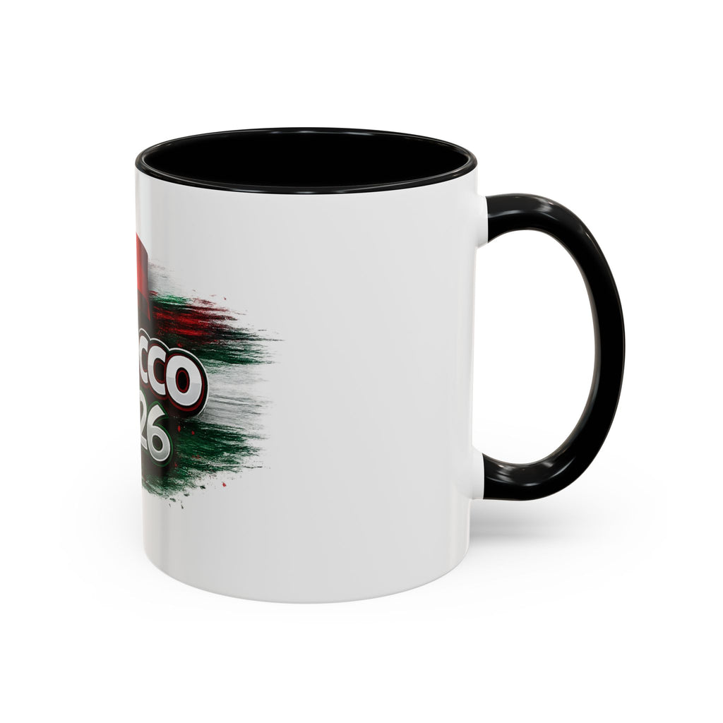 Morocco 2026 Soccer Accent Coffee Mug — Cup Fan Gift