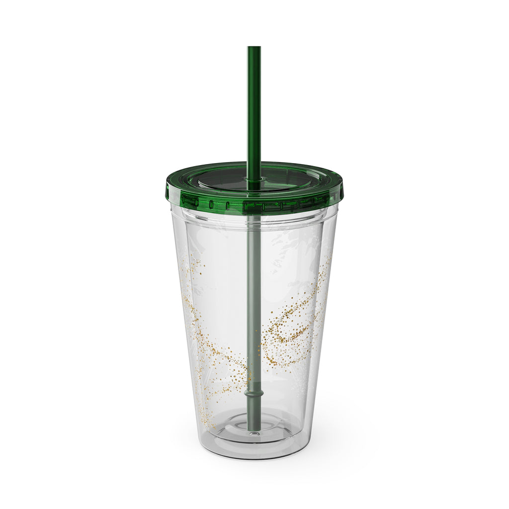 Minnie Mouse Sunsplash 16oz Tumbler with Straw