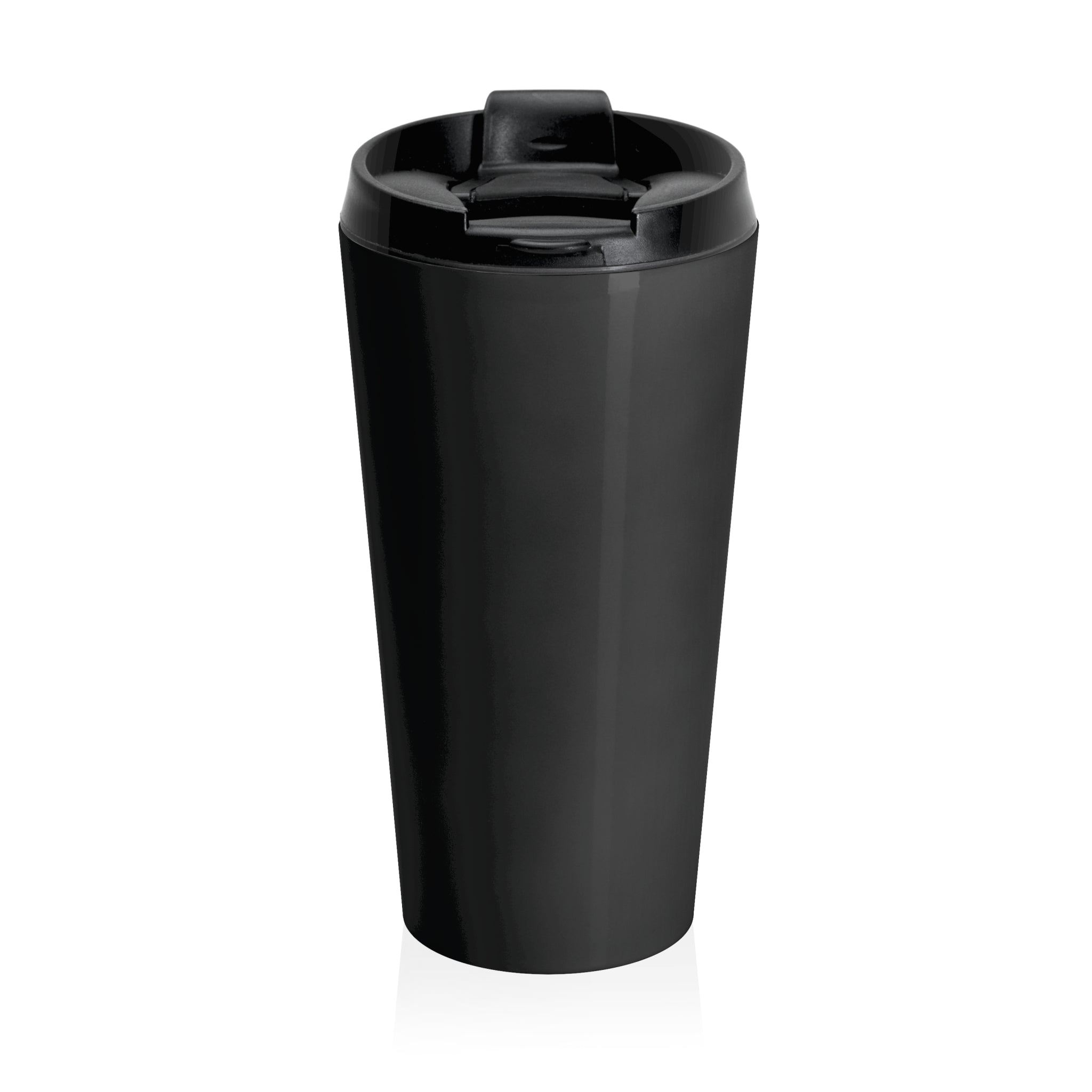 Father's Day Stainless Steel Travel Mug — 'Happy Father's Day' Silhouette Gift