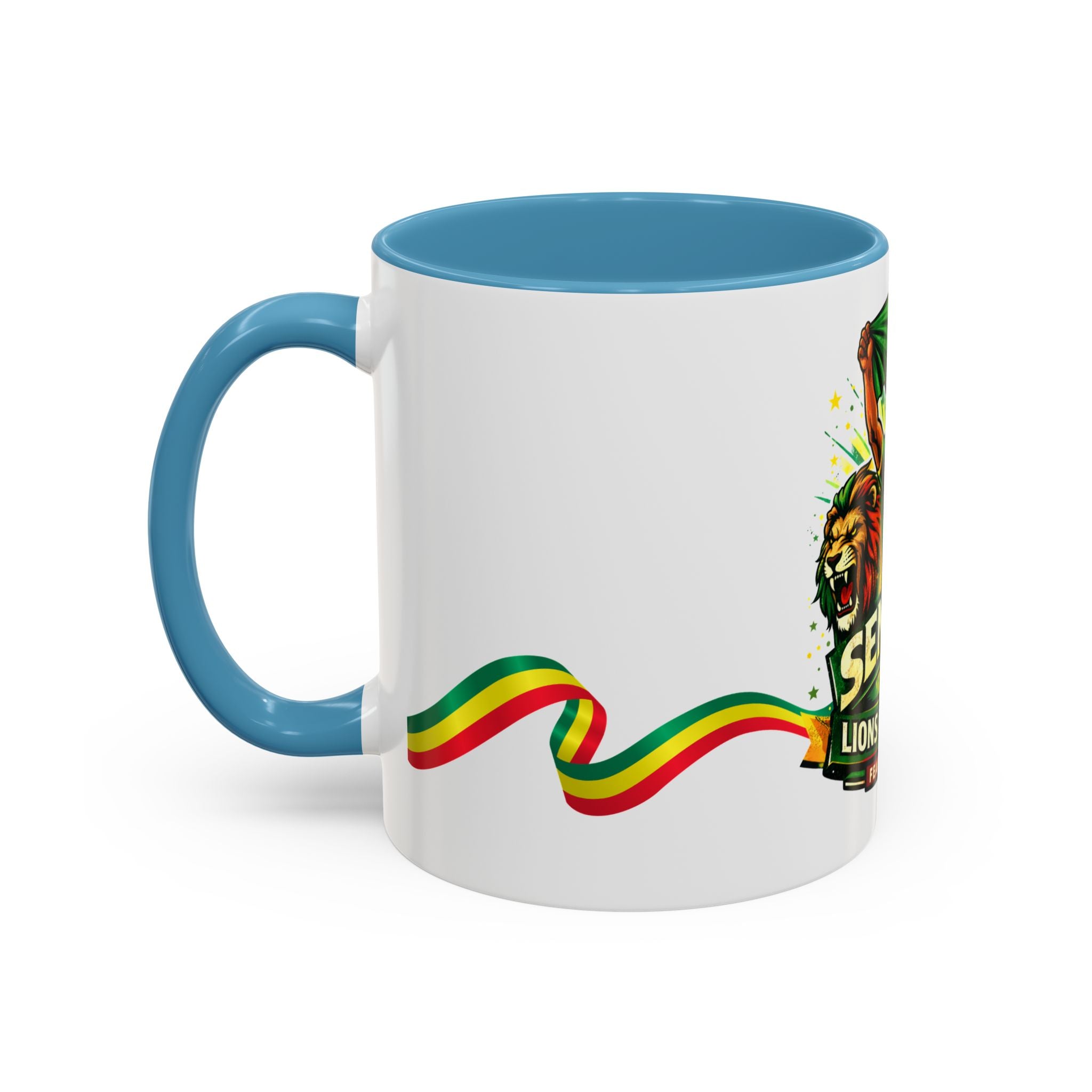 Senegal Lions of Teranga Coffee Mug – 11/15oz Accent Mug (Fear The Lions)