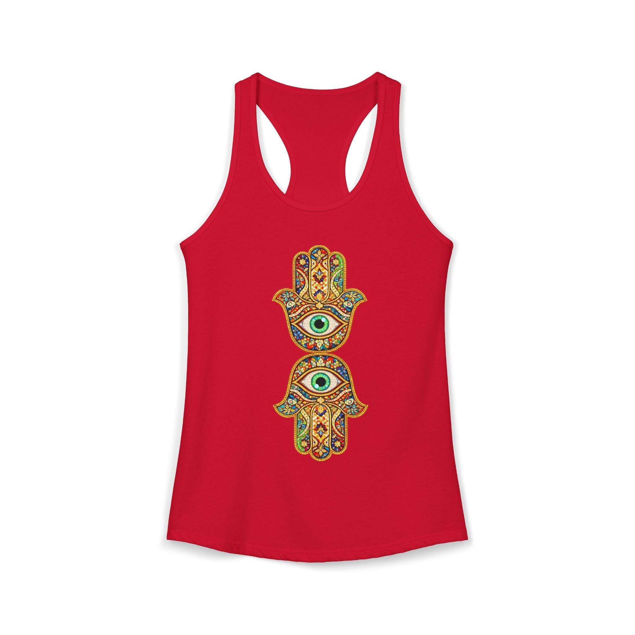 Women's Ideal Racerback Tank evil eye