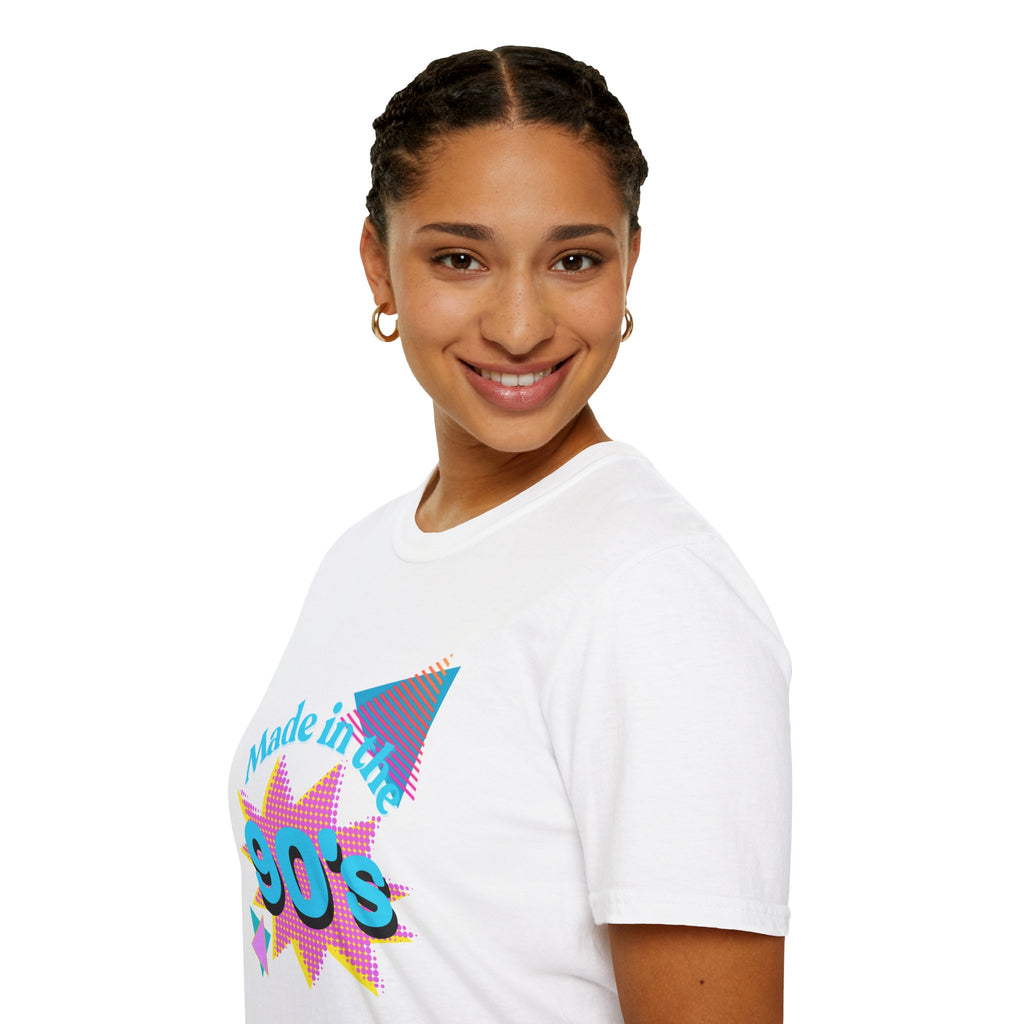90s Retro Graphic T-Shirt – "Made in the 90's" Nostalgia Tee