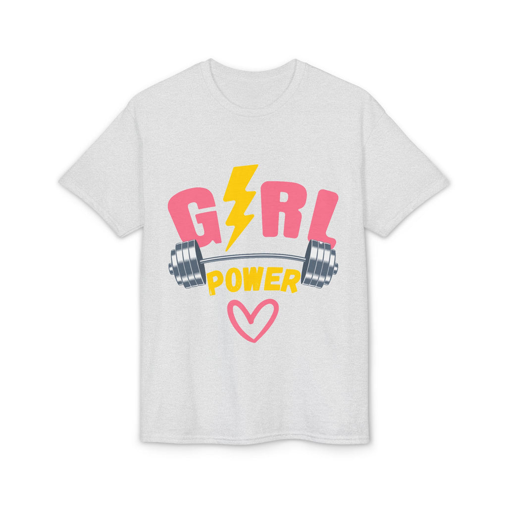 Girl Power T-Shirt — Pink Lightning Barbell Fitness Tee