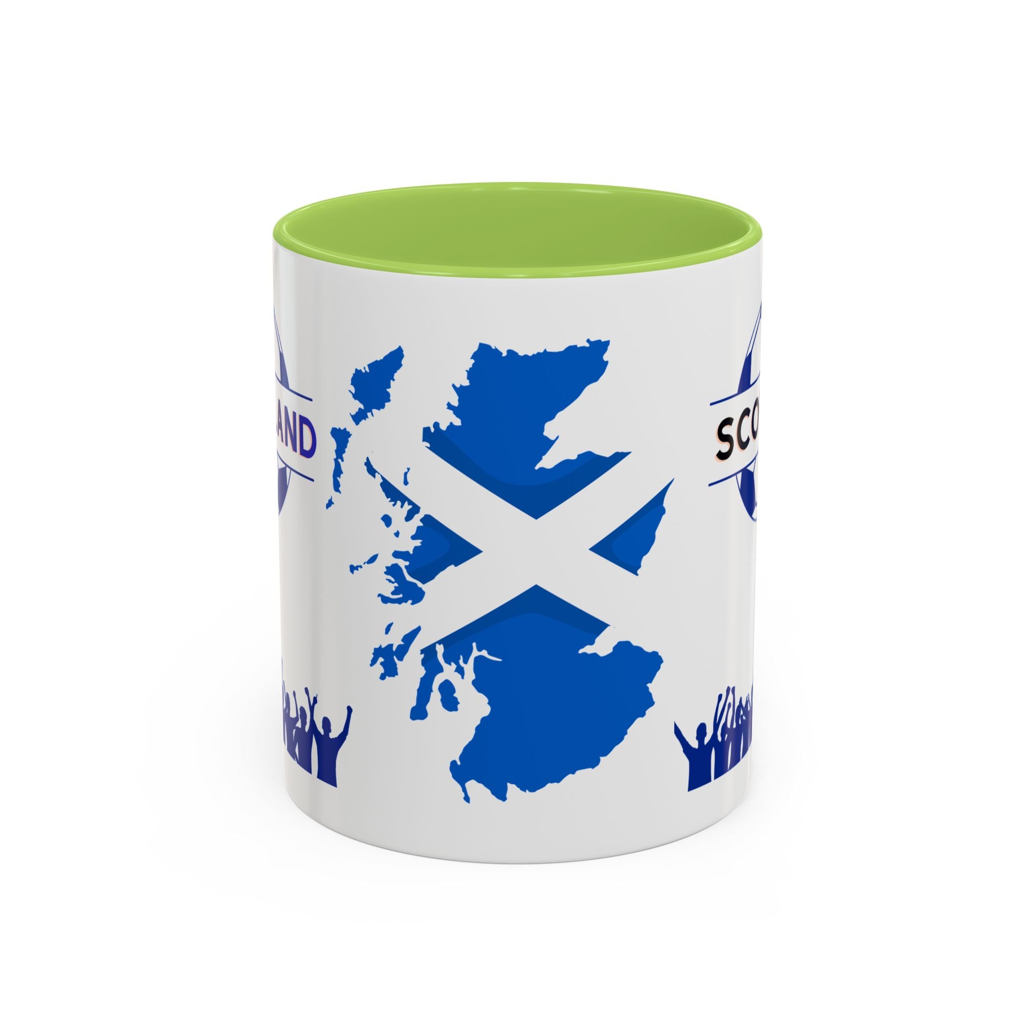 Scotland Soccer Fan Coffee Mug – Scottish Flag & Supporters 11/15oz Accent Mug