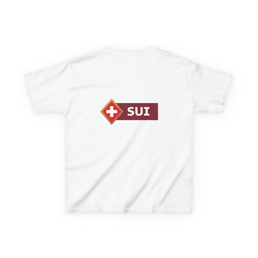 Switzerland Kids T-Shirt – Swiss Flag "SUI" Soccer Jersey Style