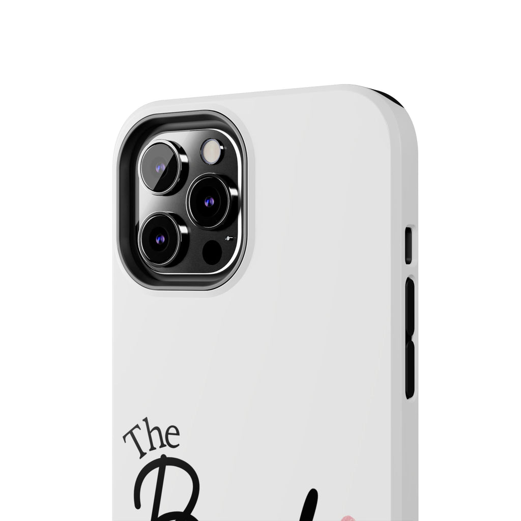 Bride Tough Phone Case — "The Bride" Script with Pink Heart | Bachelorette & Wedding Accessory