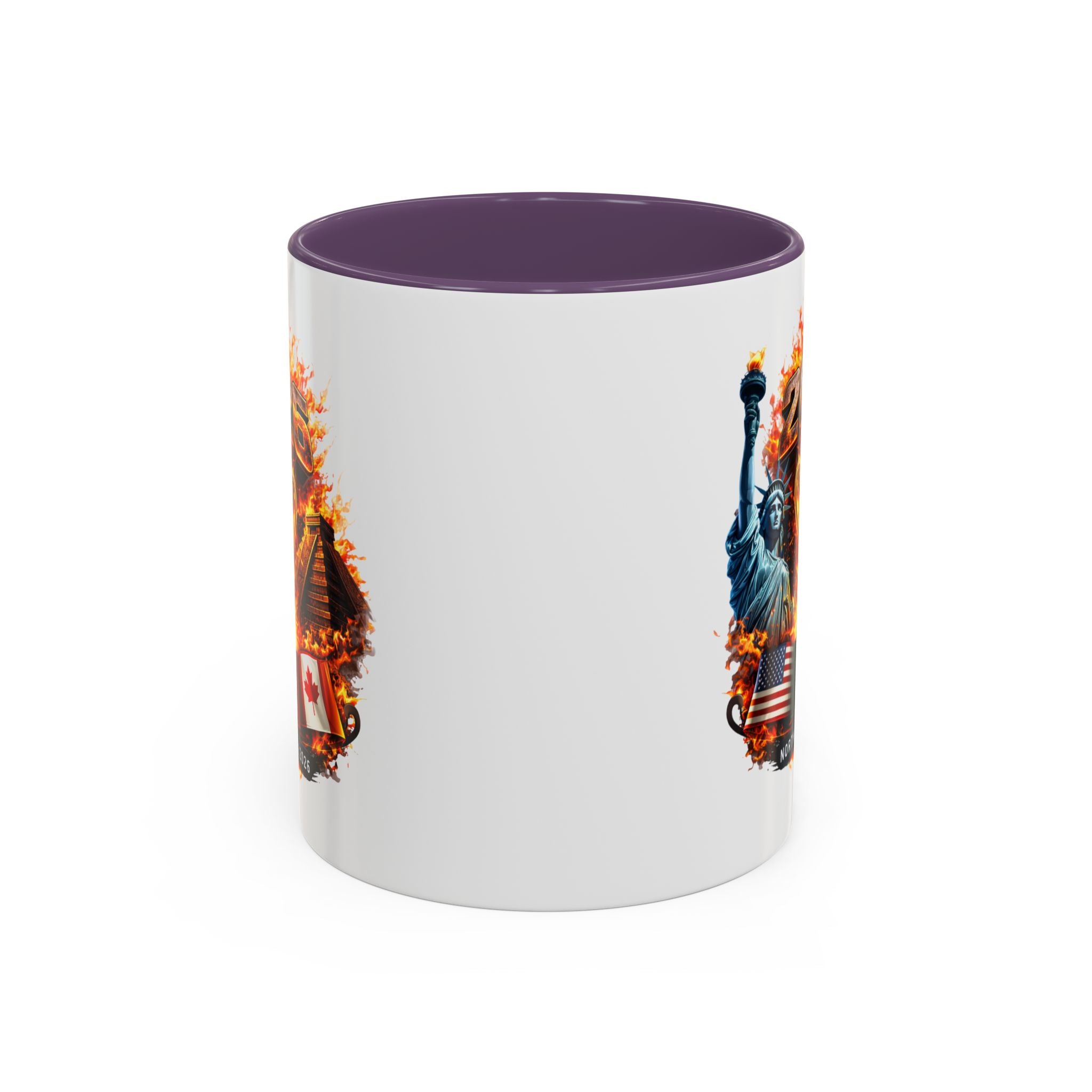 2026 North America Championship Coffee Mug — Trophy & Flags Accent Mug